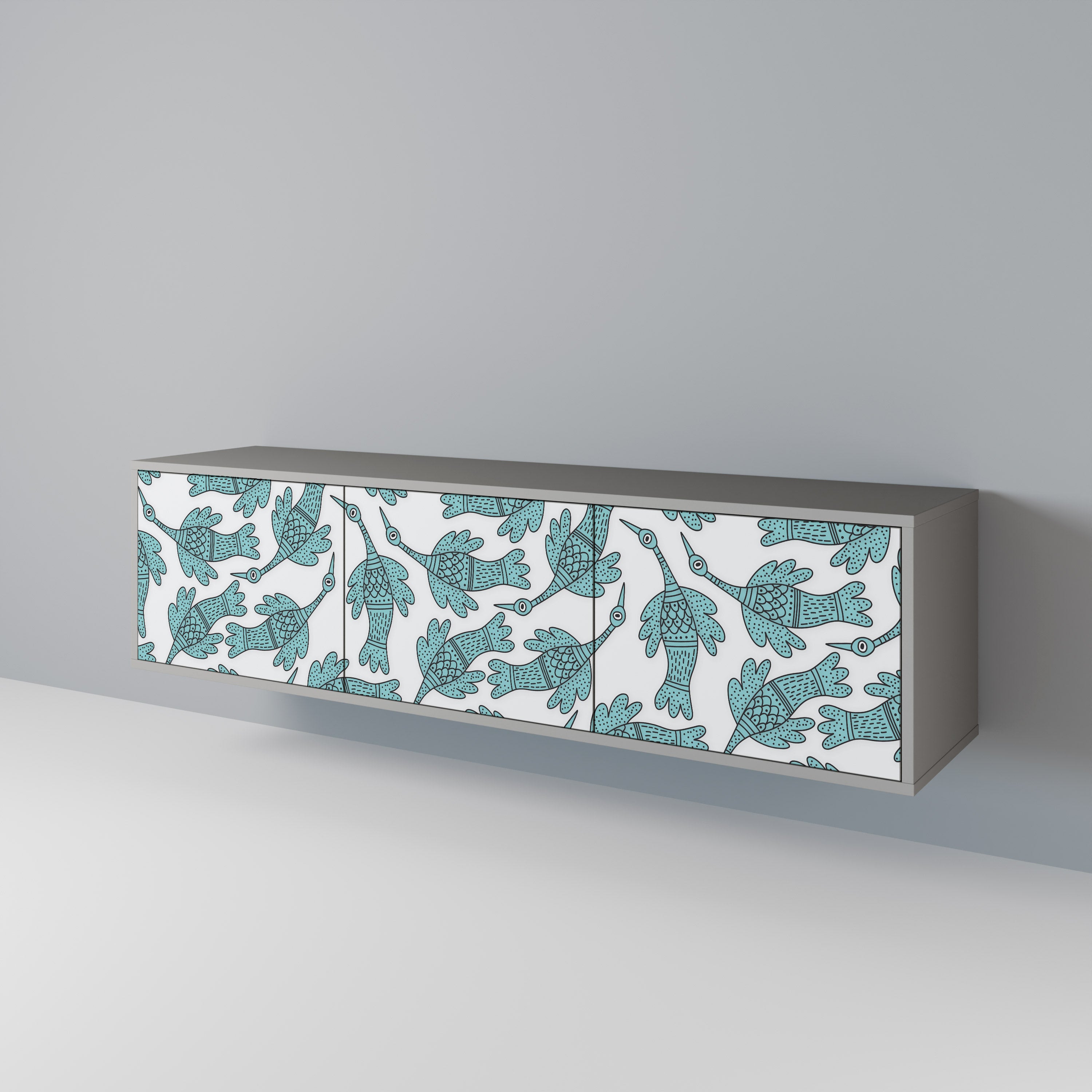 WATERSPOUT SONGIBIRD 3-Door TV Cabinet