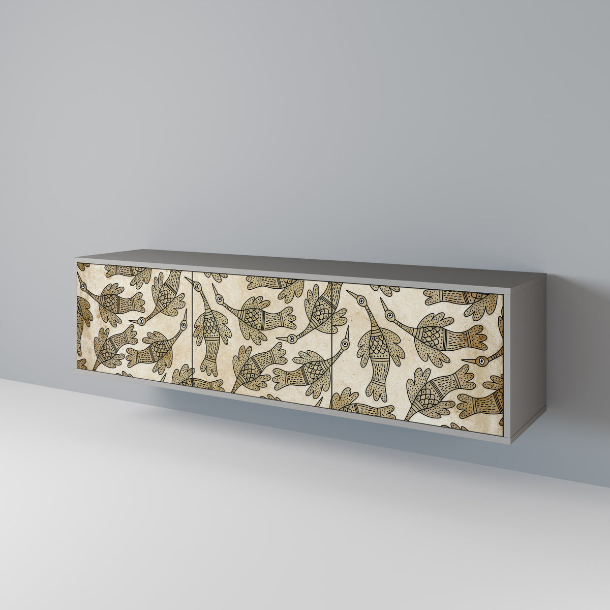 ALMONDINE SONGBIRD Έπιπλο τηλεόρασης 3-θυρών