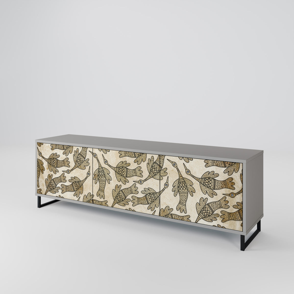 ALMONDINE SONGBIRD Έπιπλο τηλεόρασης 3-θυρών