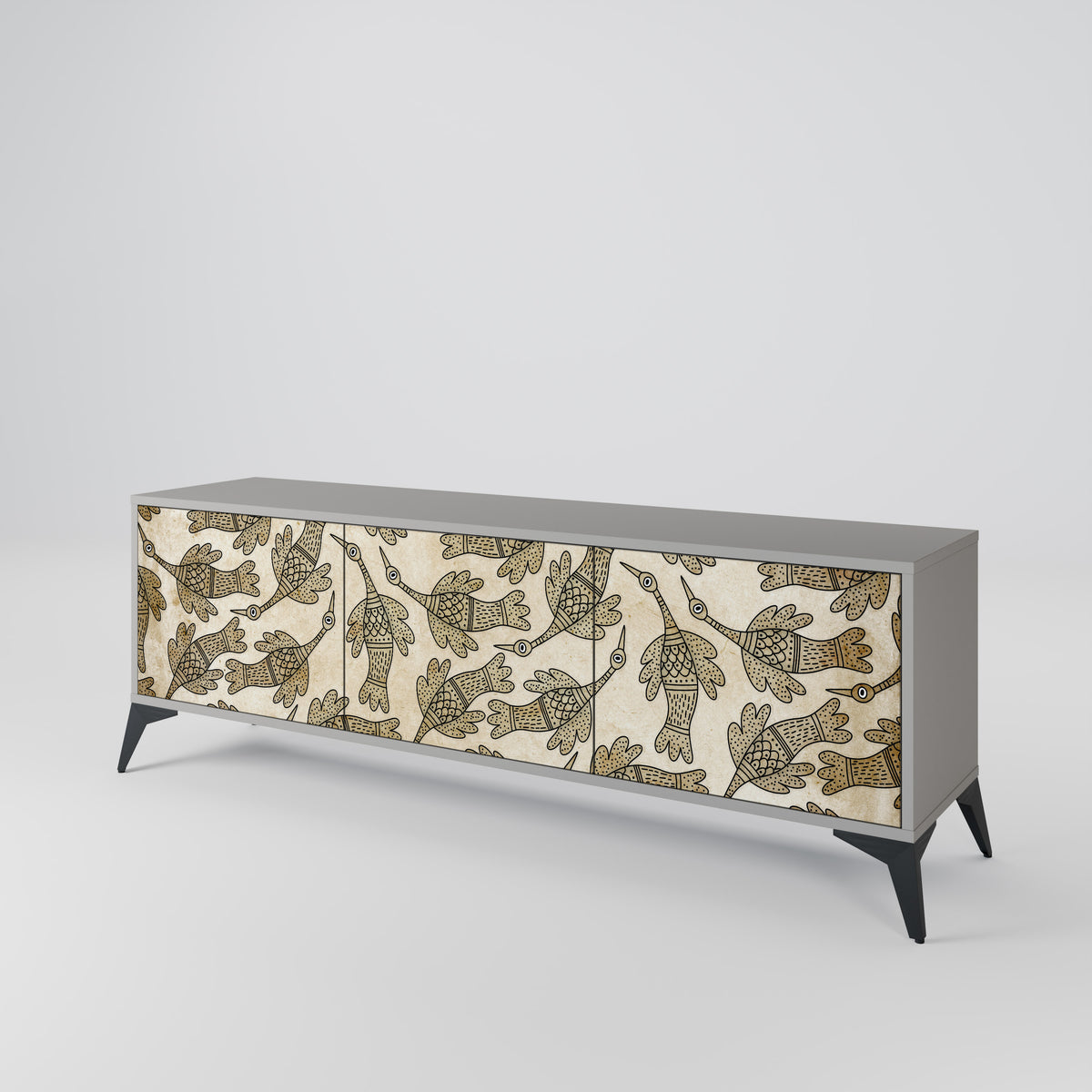 ALMONDINE SONGBIRD Έπιπλο τηλεόρασης 3-θυρών