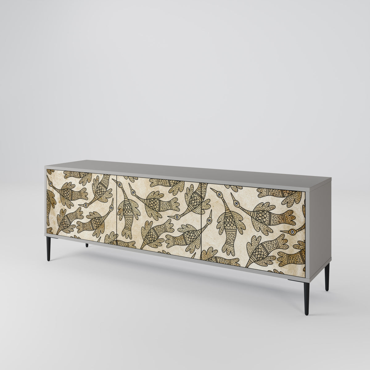 ALMONDINE SONGBIRD Έπιπλο τηλεόρασης 3-θυρών