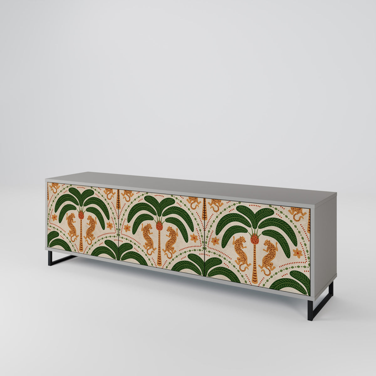 DANCING PREDATORS Έπιπλο τηλεόρασης 3-θυρών