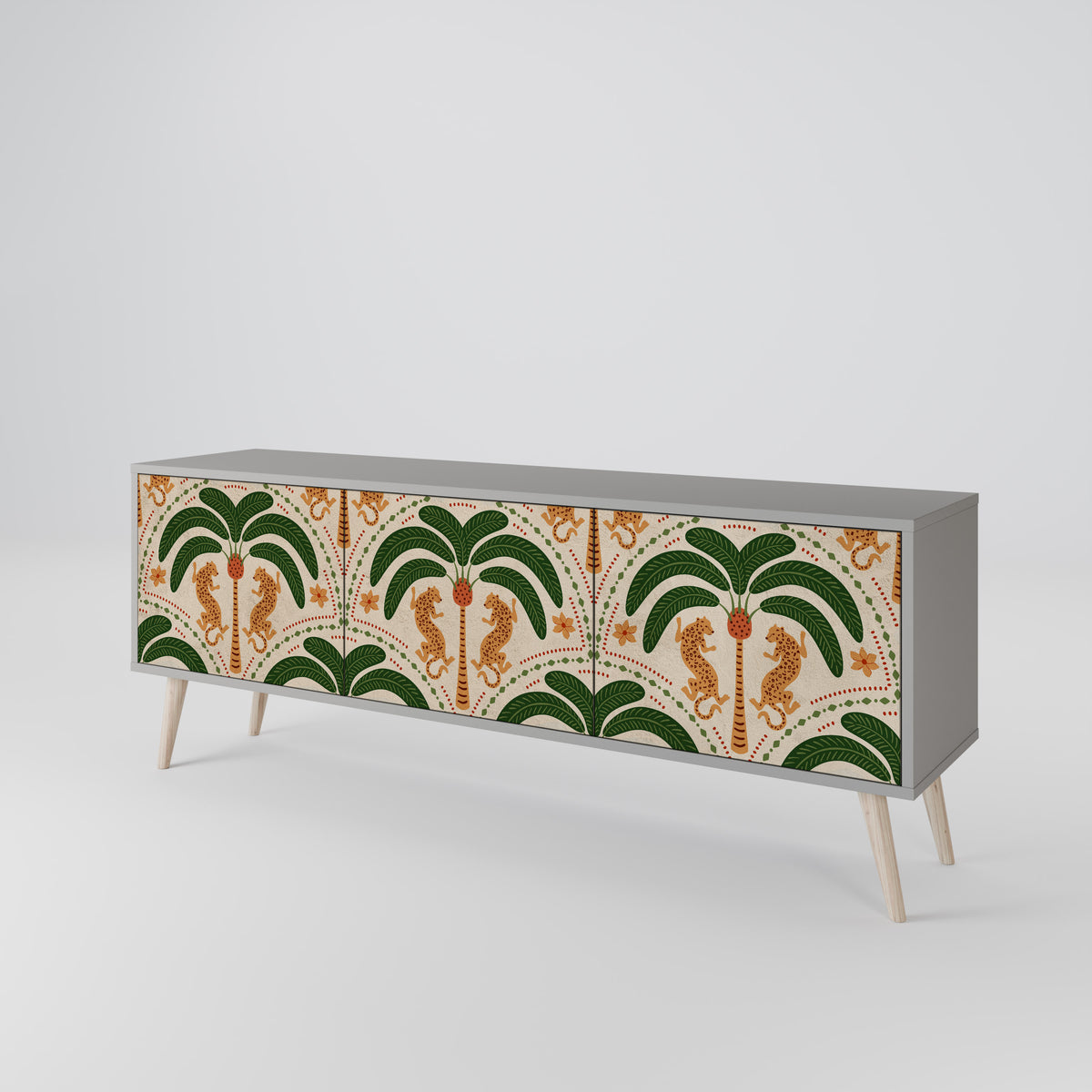 DANCING PREDATORS Έπιπλο τηλεόρασης 3-θυρών