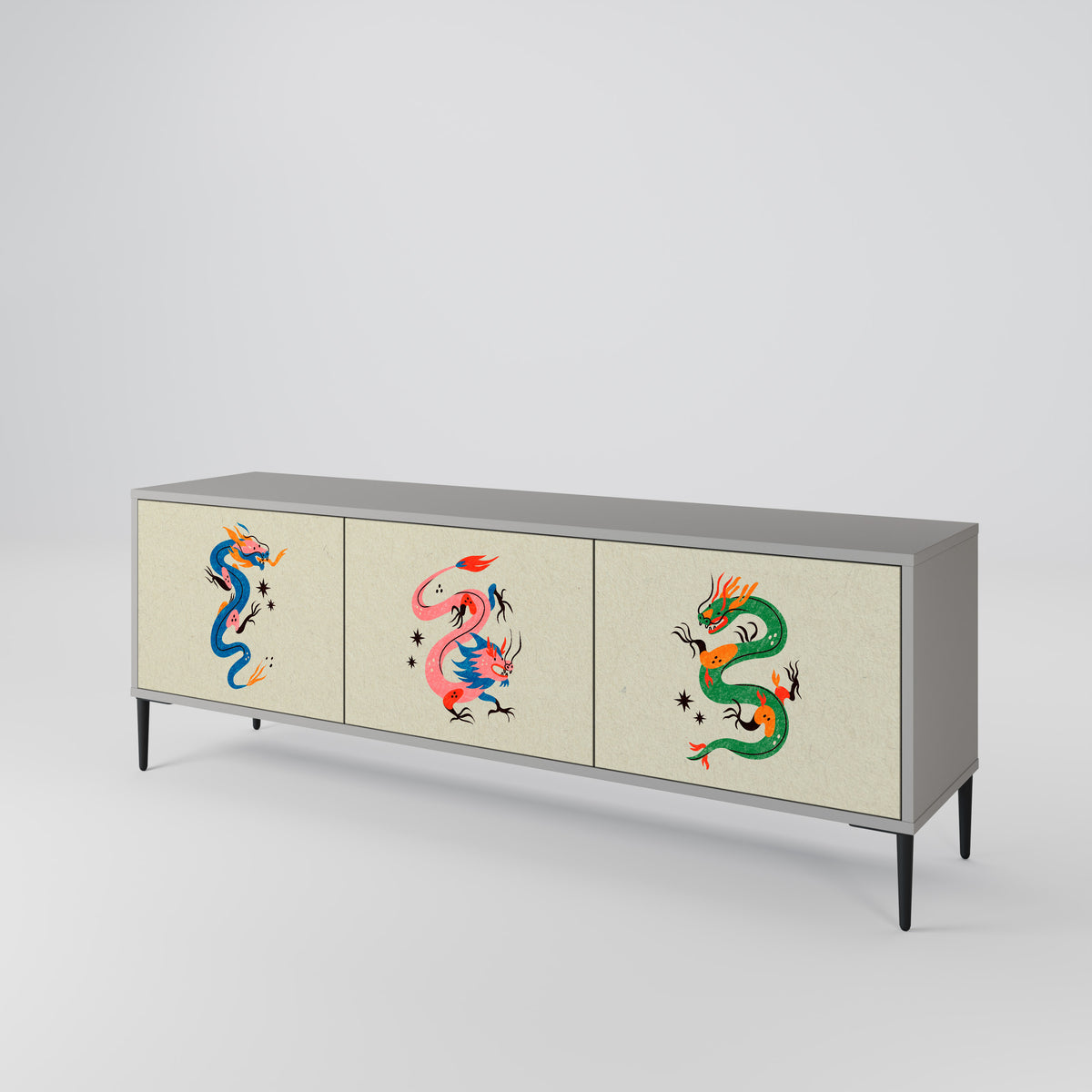 MYTHOLOGICAL CREATURES Έπιπλο τηλεόρασης 3-θυρών