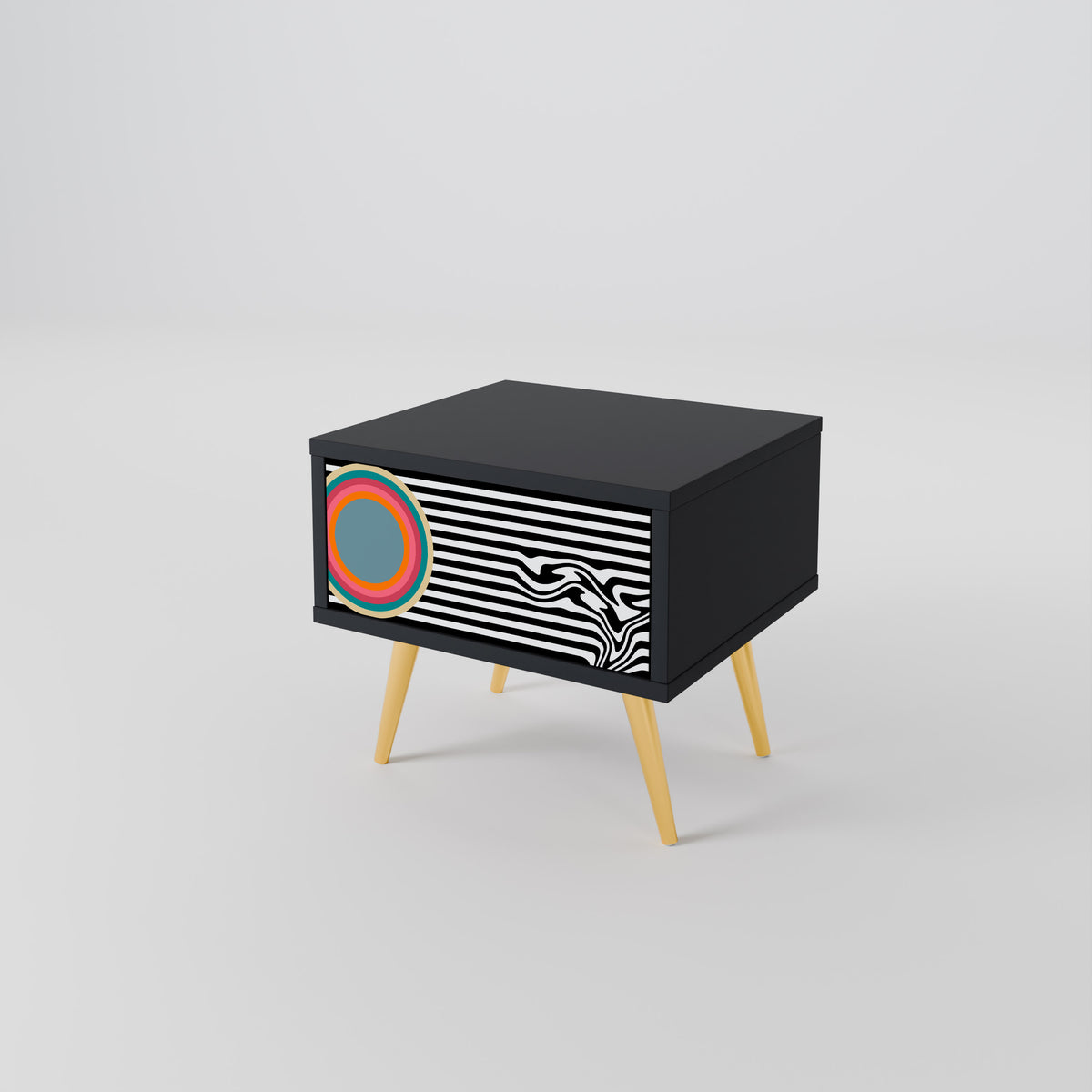 SPECTRA SHOWCASE Κομοδίνο με συρτάρι