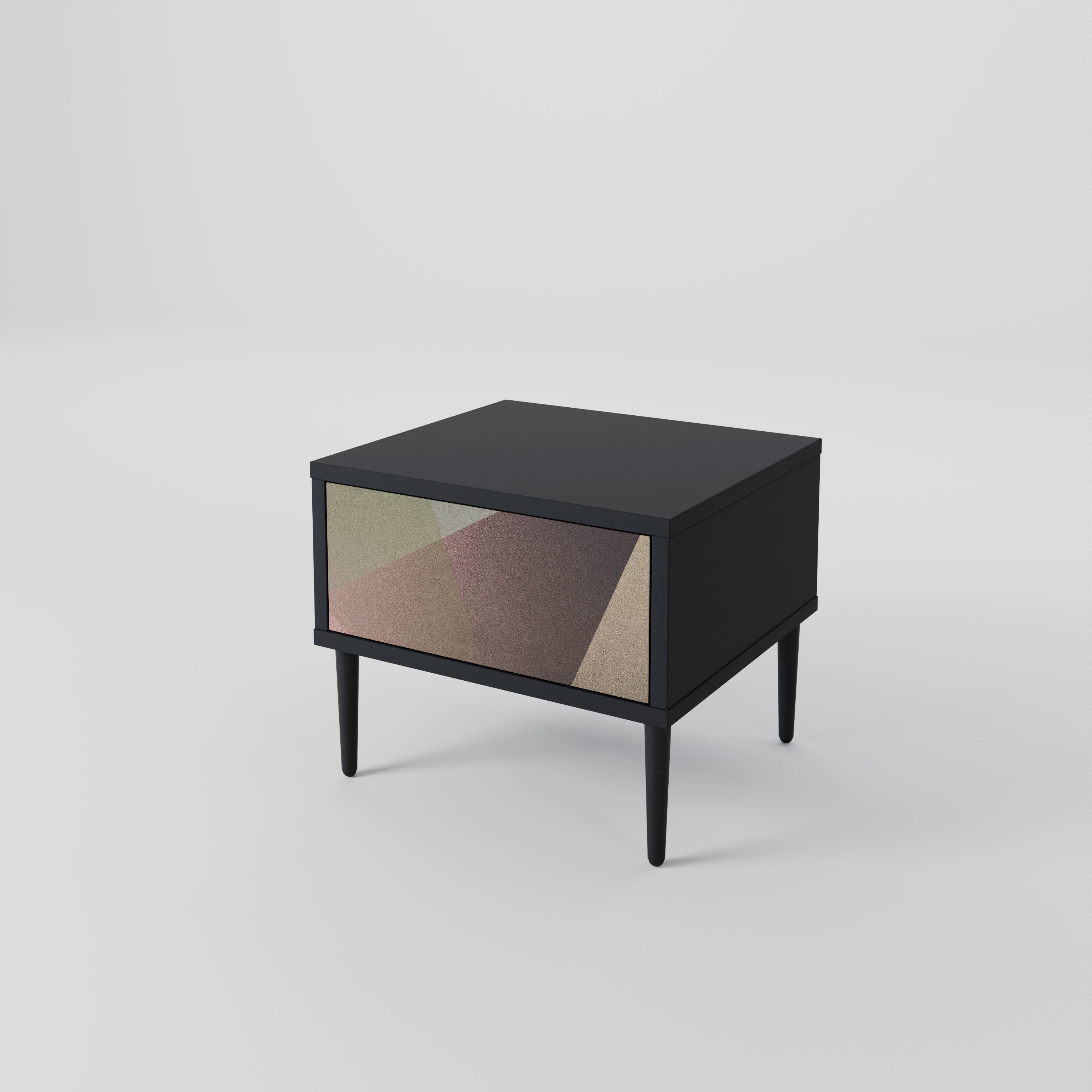 BEIGE GEOMETRY Nightstand