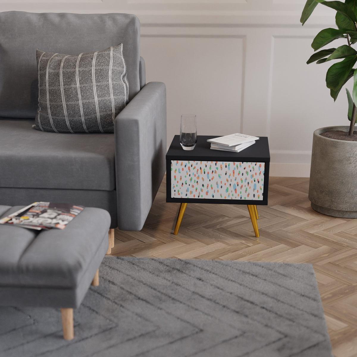 ENERGETIC SPOTS Nightstand