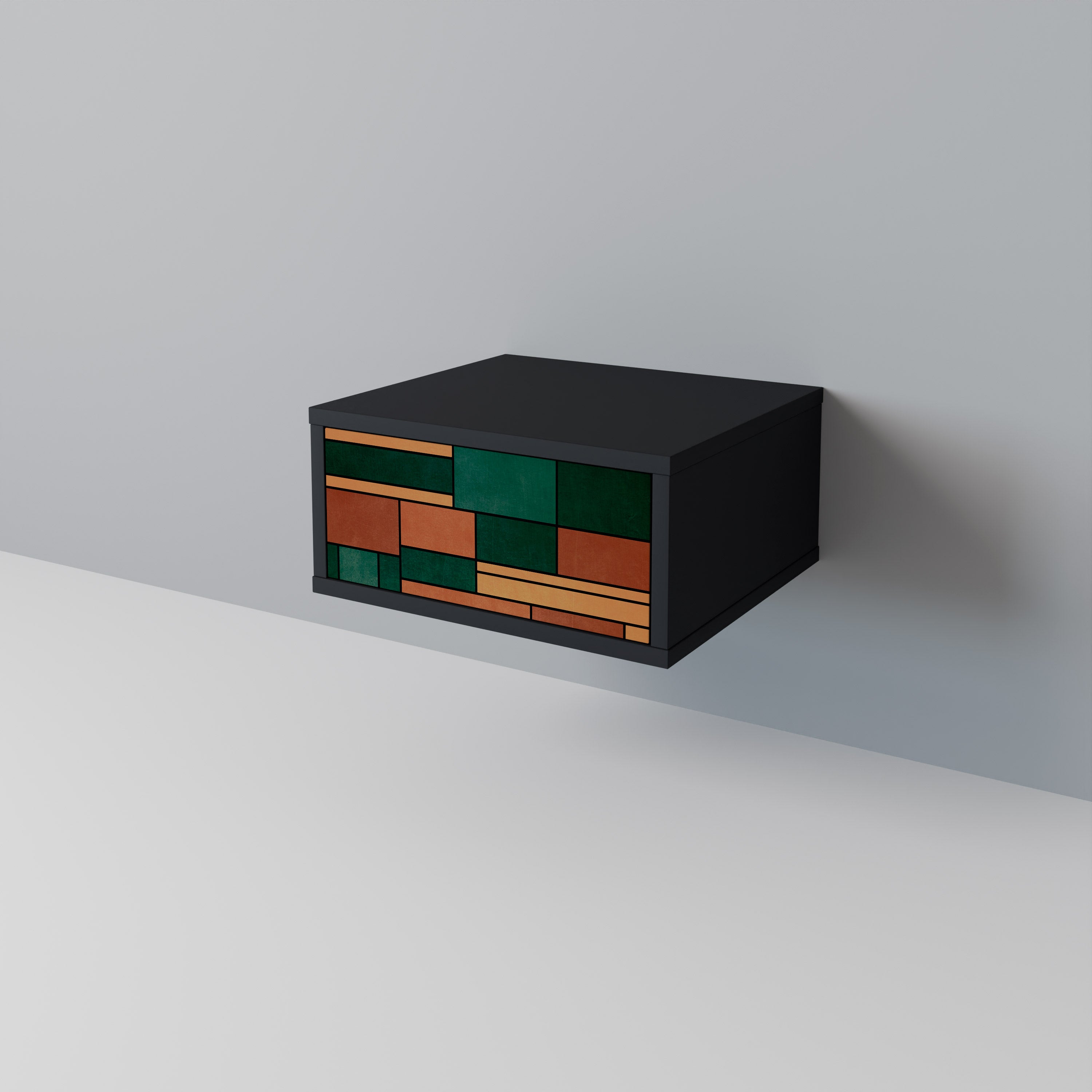 EARTHY FIGURES Κομοδίνο με συρτάρι