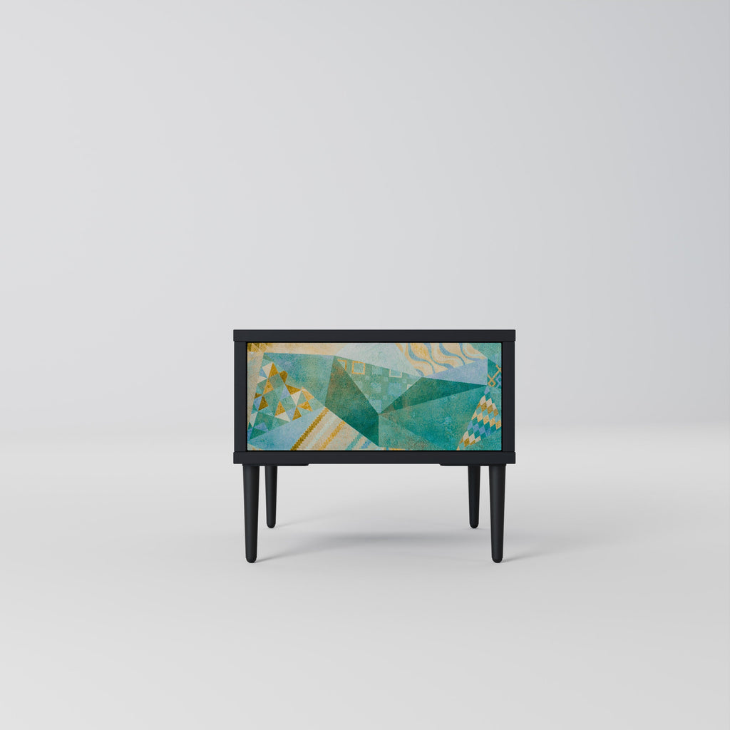 SPECTRUM SPLENDOR Nightstand in Black Finish