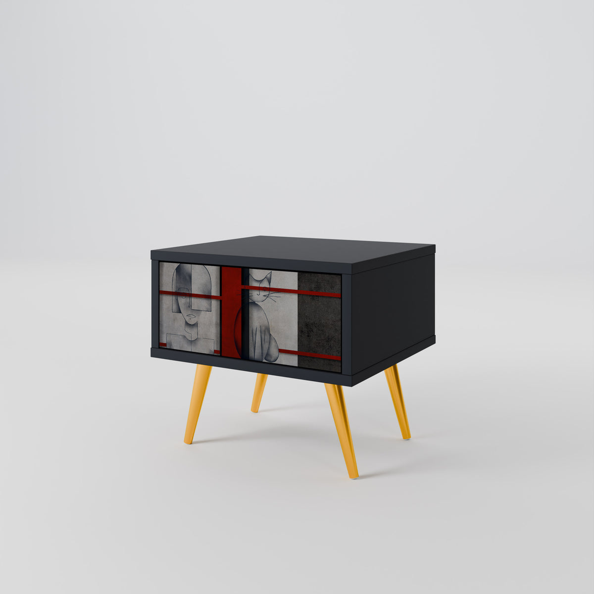 GRAY FIGURES Nightstand