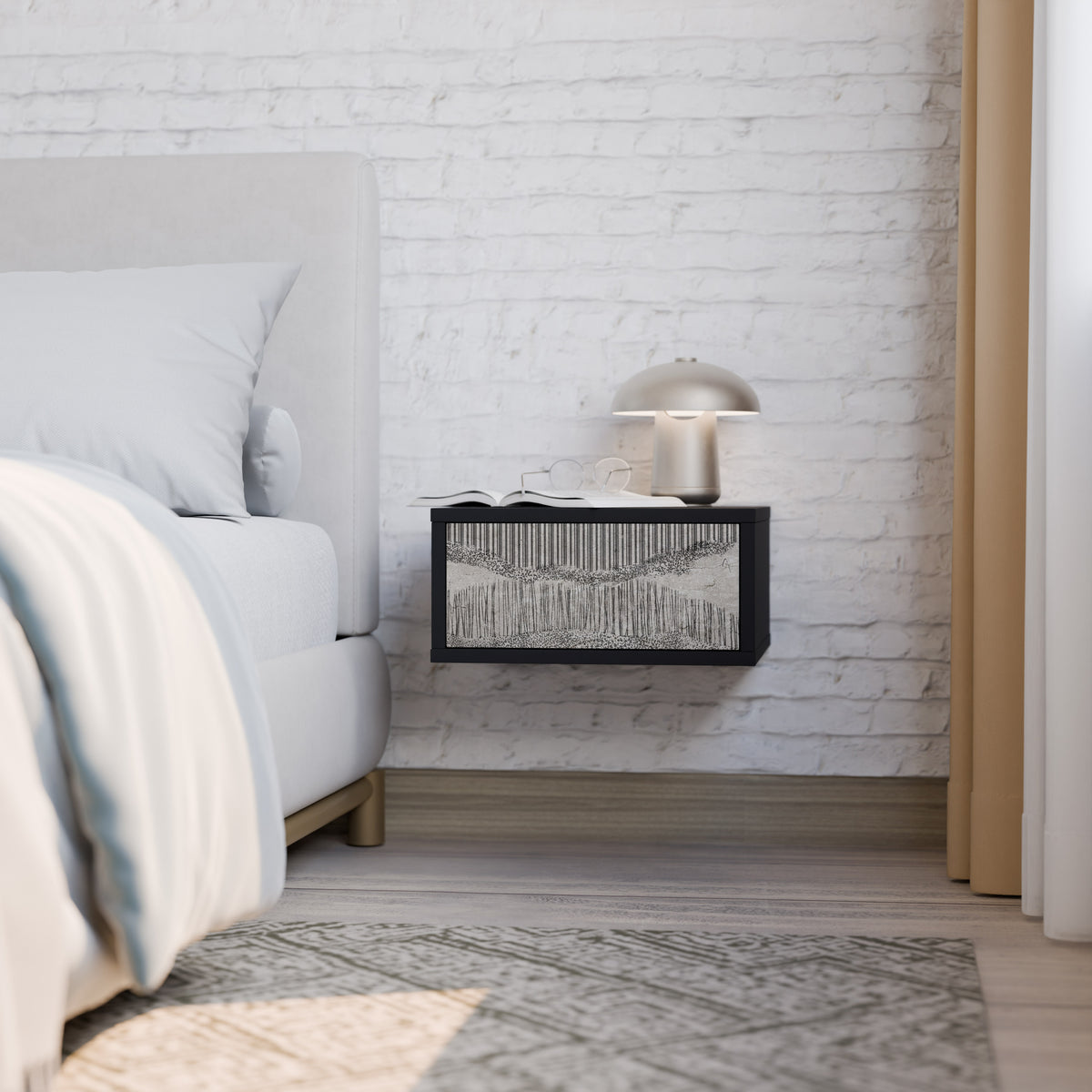 GRAIN LINES Nightstand