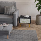 BOTANICAL SPARK Κομοδίνο με συρτάρι