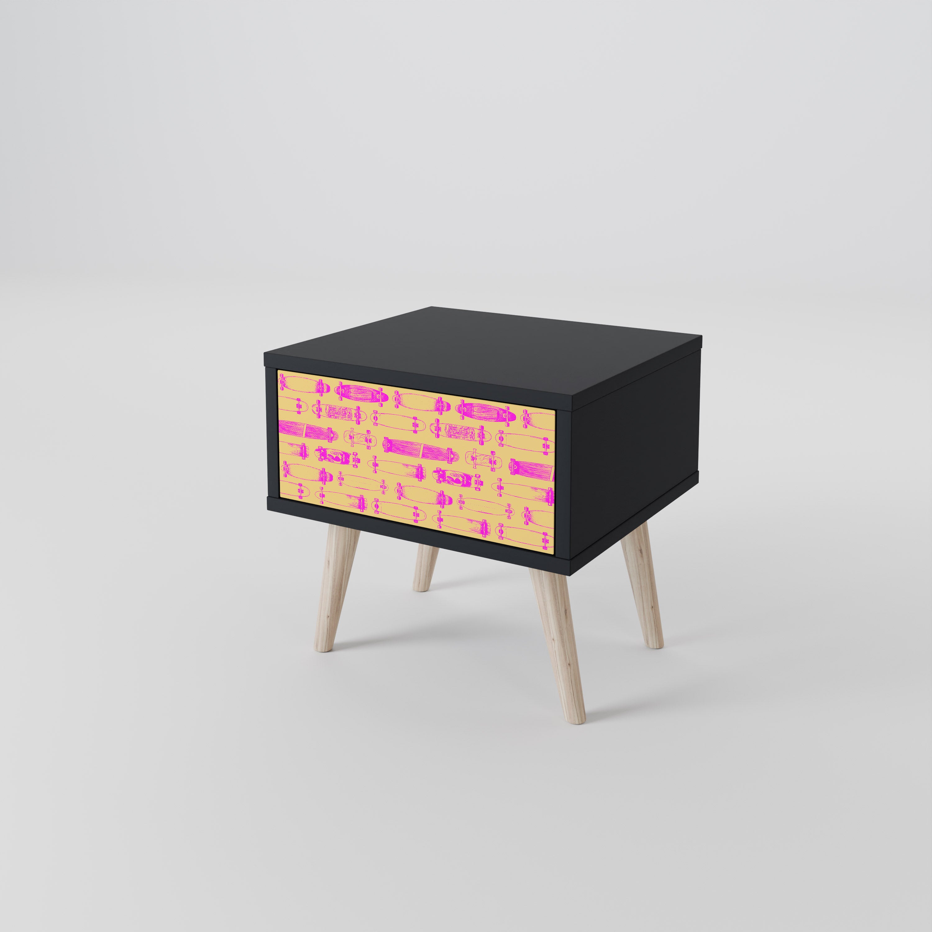 SKATEBOARD ARTISTRY Κομοδίνο με συρτάρι