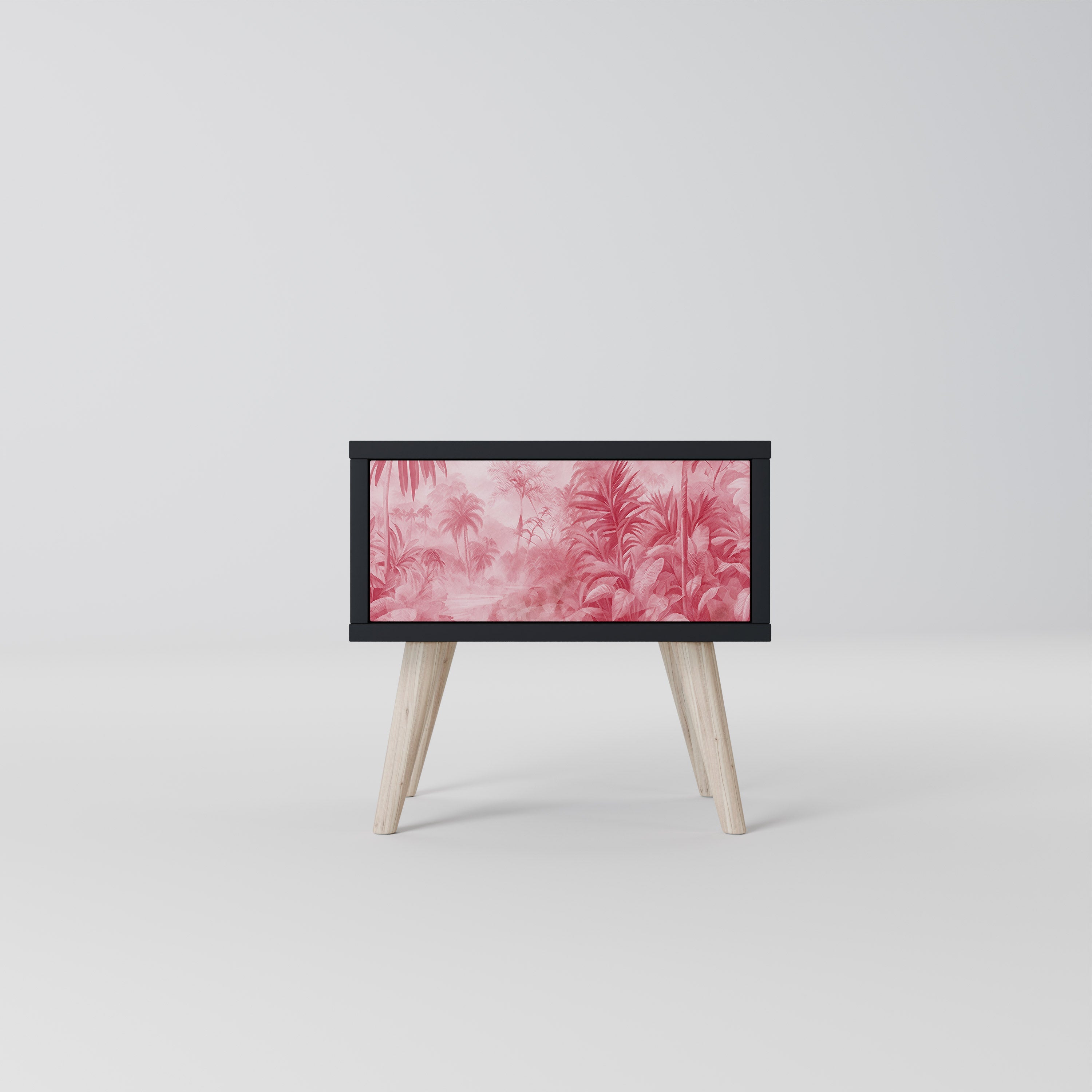SWEET TROPICS Nightstand in Black Finish