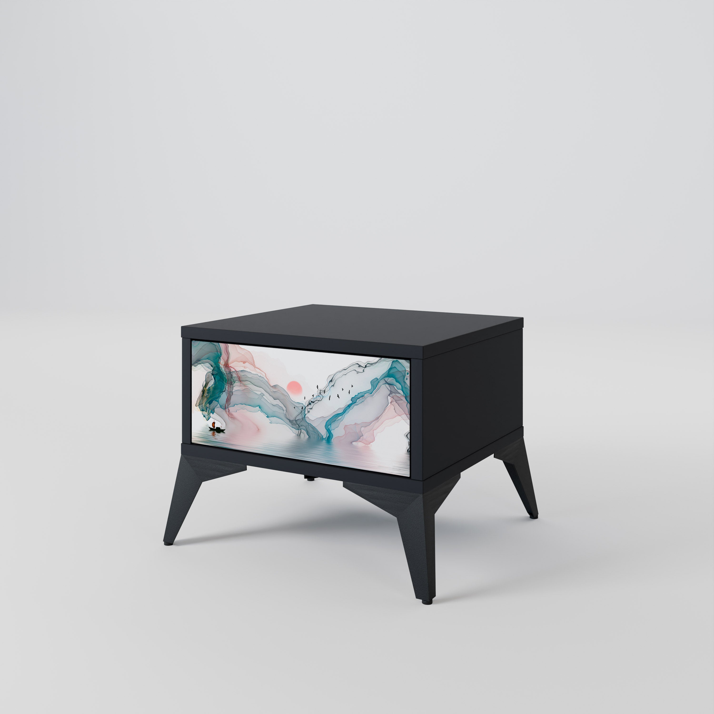 VELVET CROSSING Κομοδίνο με συρτάρι