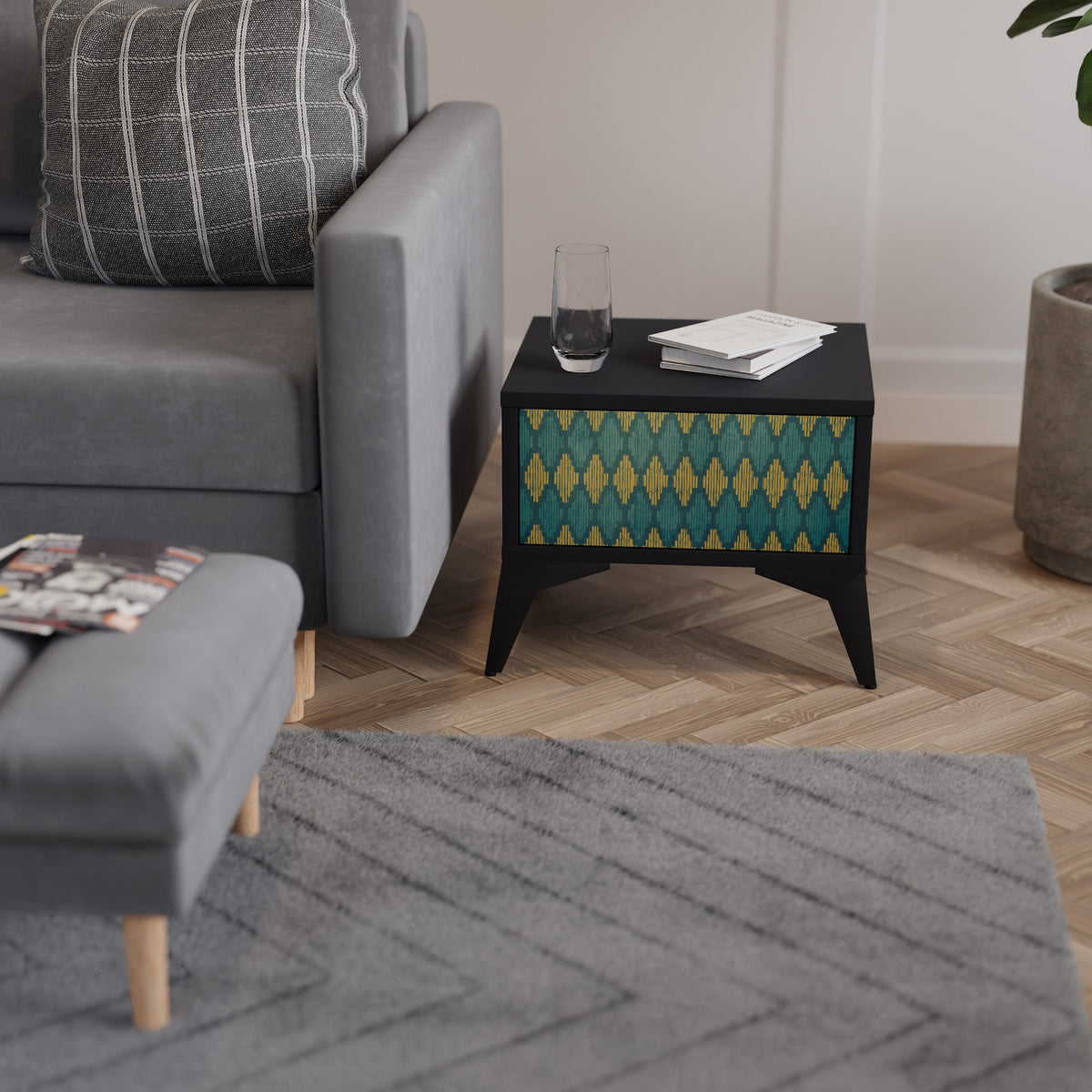 POLYGONS Nightstand