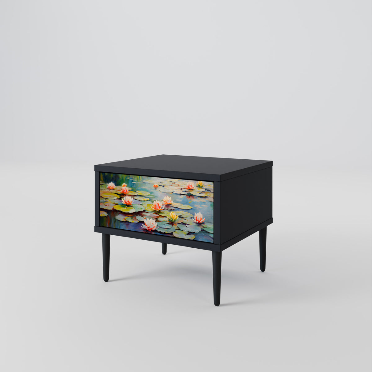 BLOOMING WATERS Κομοδίνο με συρτάρι