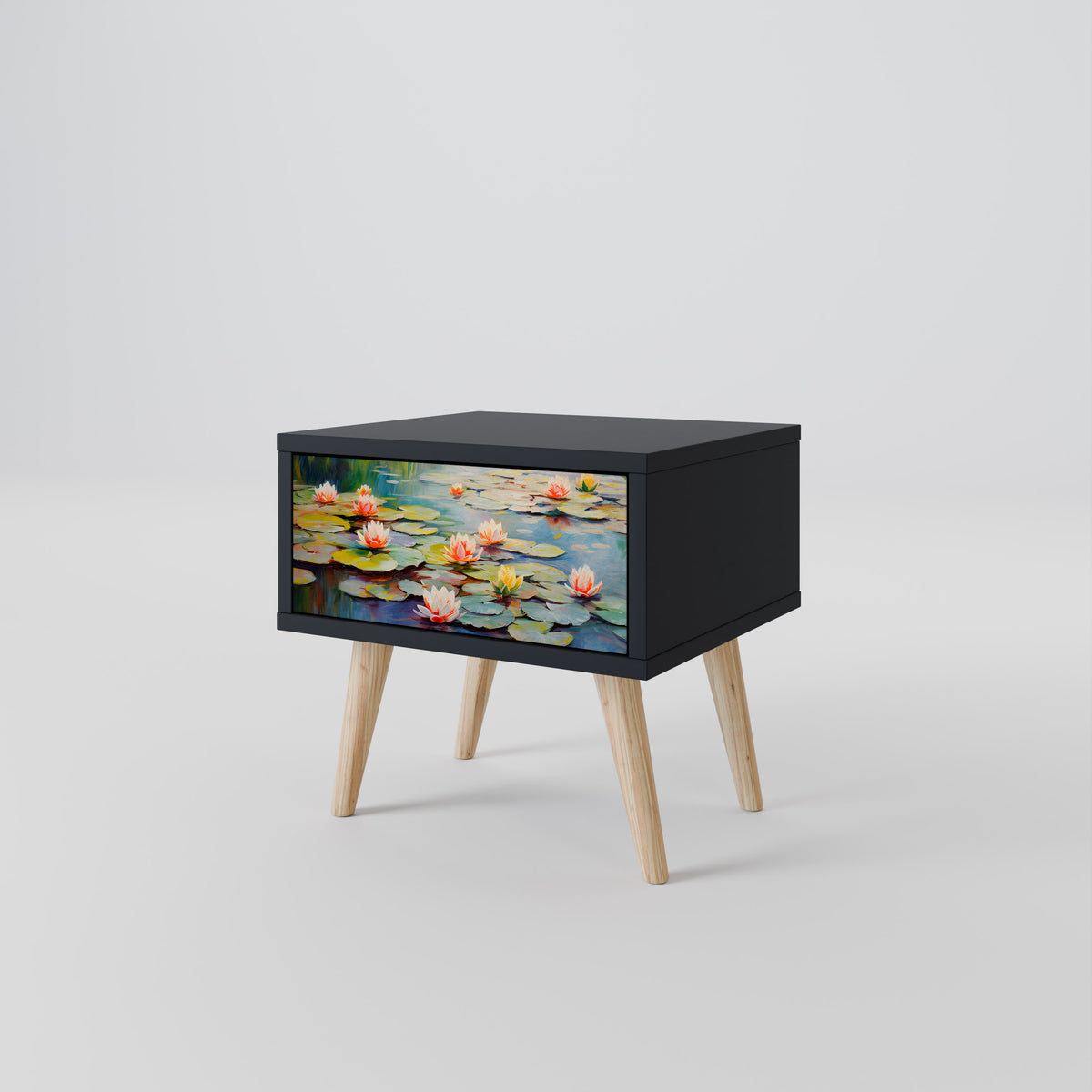 BLOOMING WATERS Κομοδίνο με συρτάρι