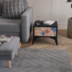 PASTEL DESTINY Κομοδίνο με συρτάρι