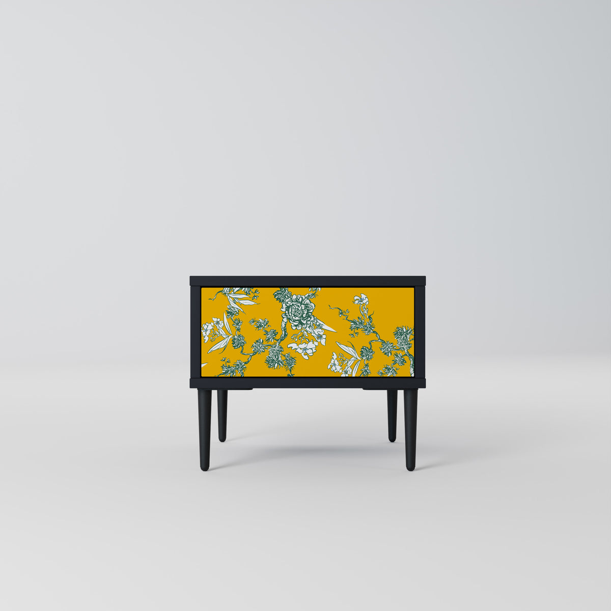 YELLOW CHINOISERIE Κομοδίνο με συρτάρι