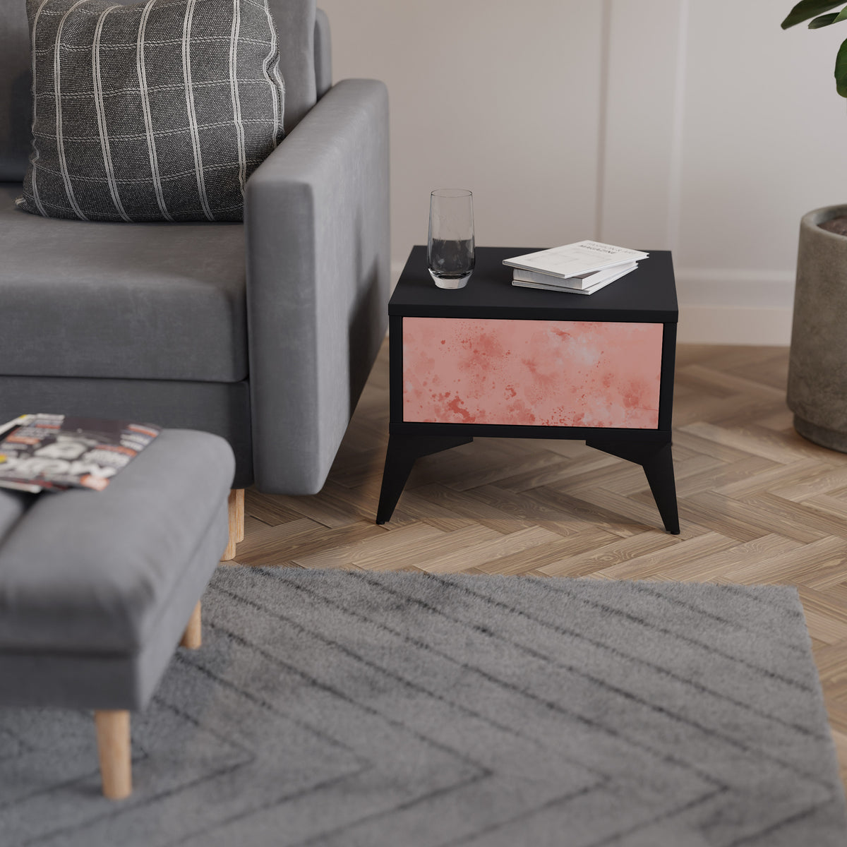 CRANE DANCE Κομοδίνο με συρτάρι