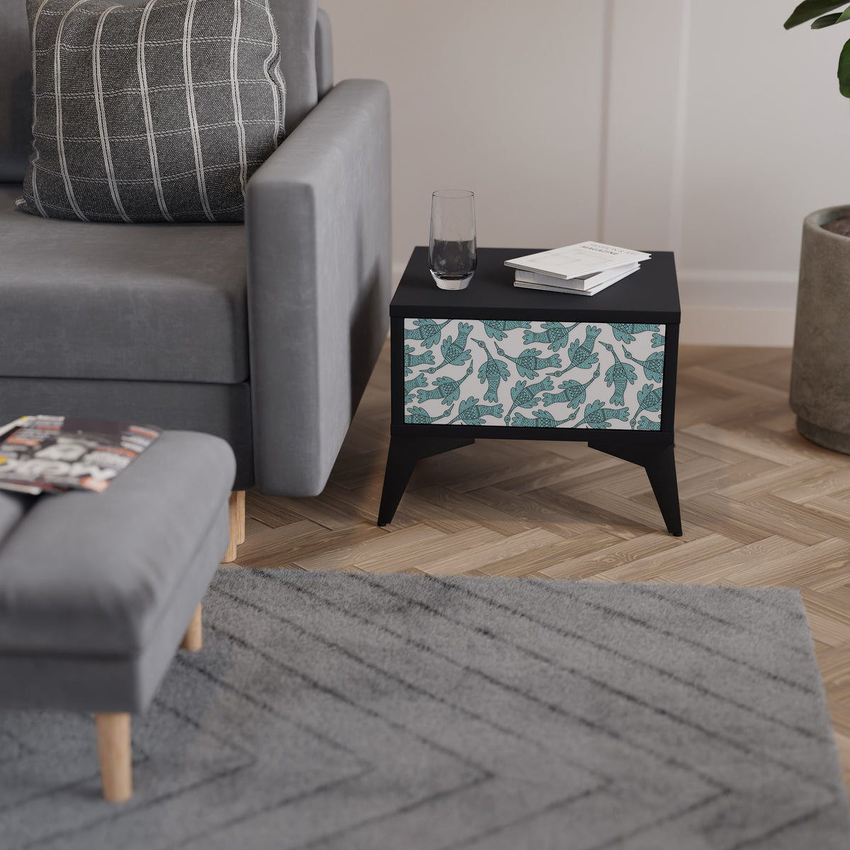 WATERSPOUT SONGIBIRD Κομοδίνο με συρτάρι