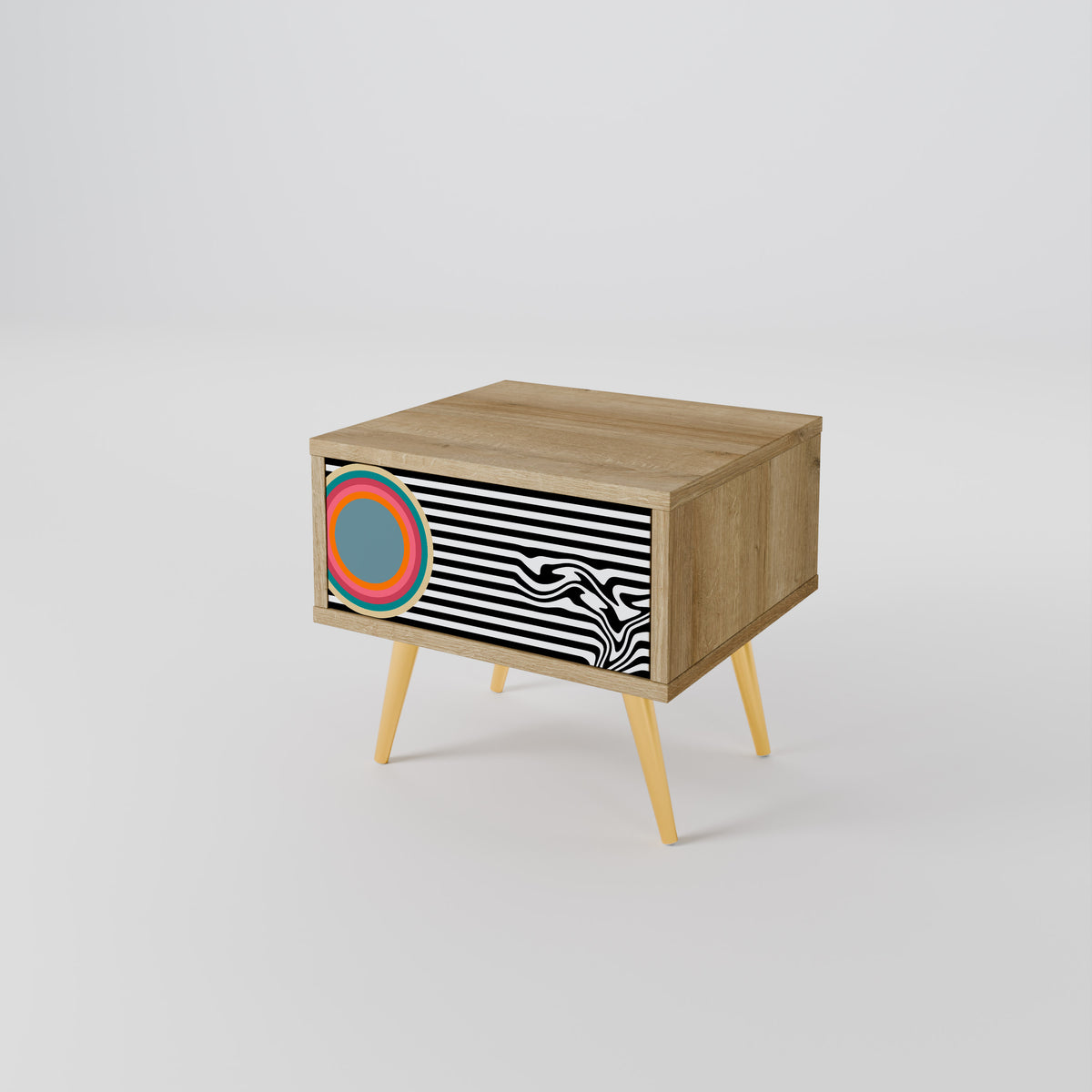 SPECTRA SHOWCASE Κομοδίνο με συρτάρι