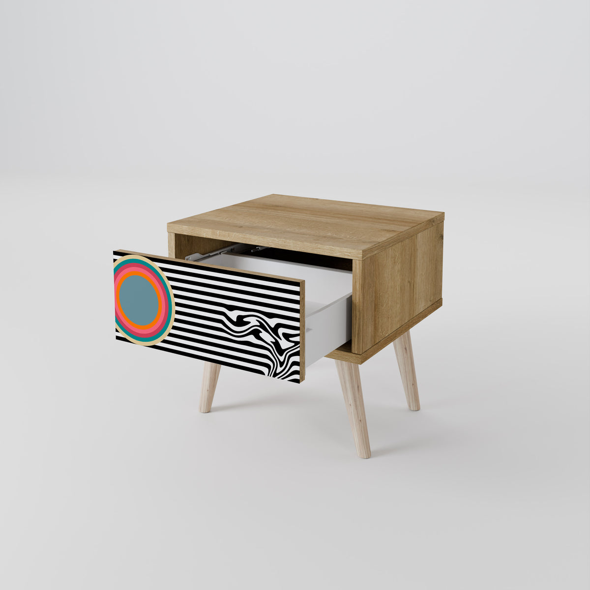 SPECTRA SHOWCASE Κομοδίνο με συρτάρι