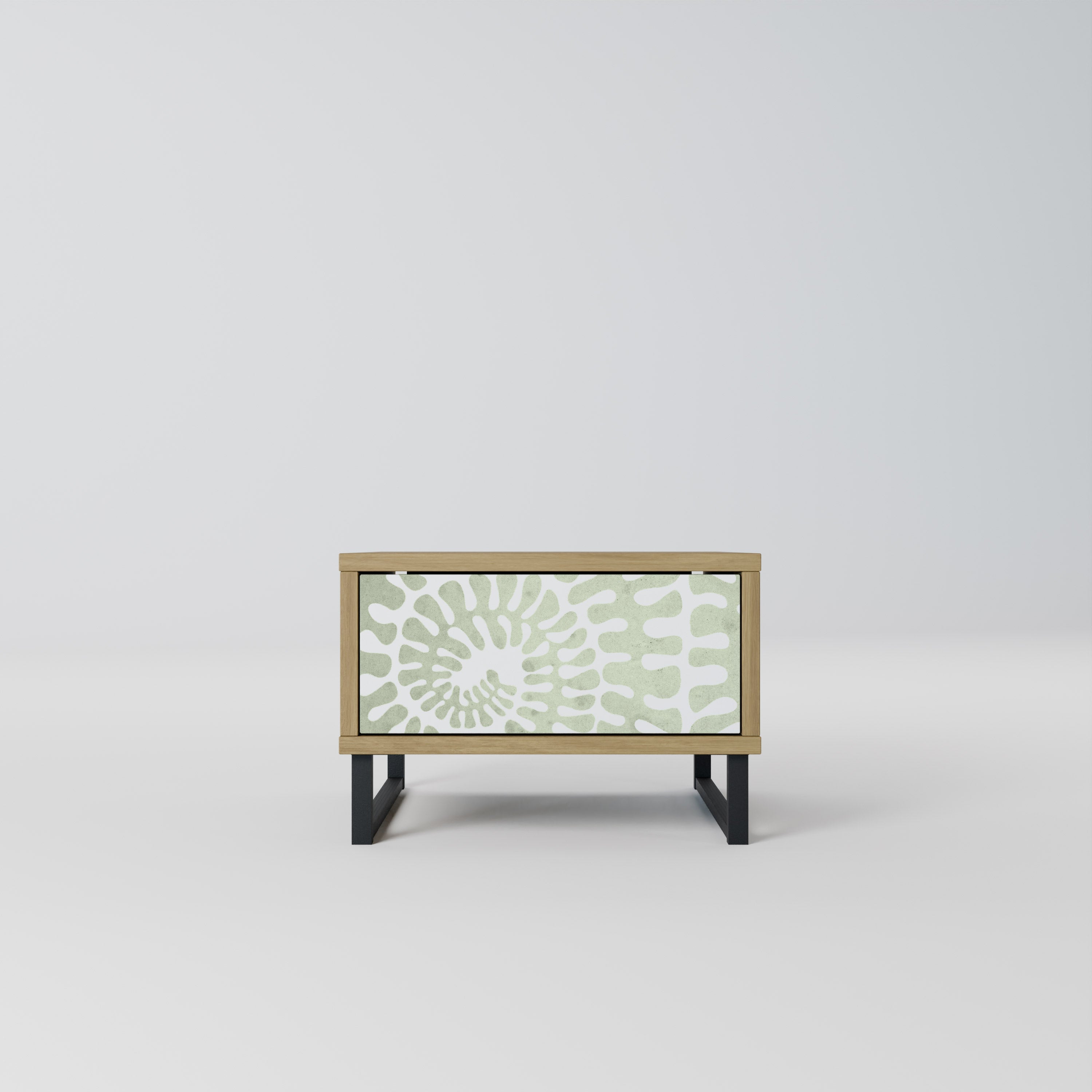 HELIX DANCE Nightstand in Oak Effect