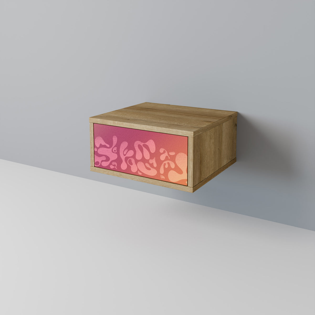 IRREGULAR PINK Κομοδίνο με συρτάρι