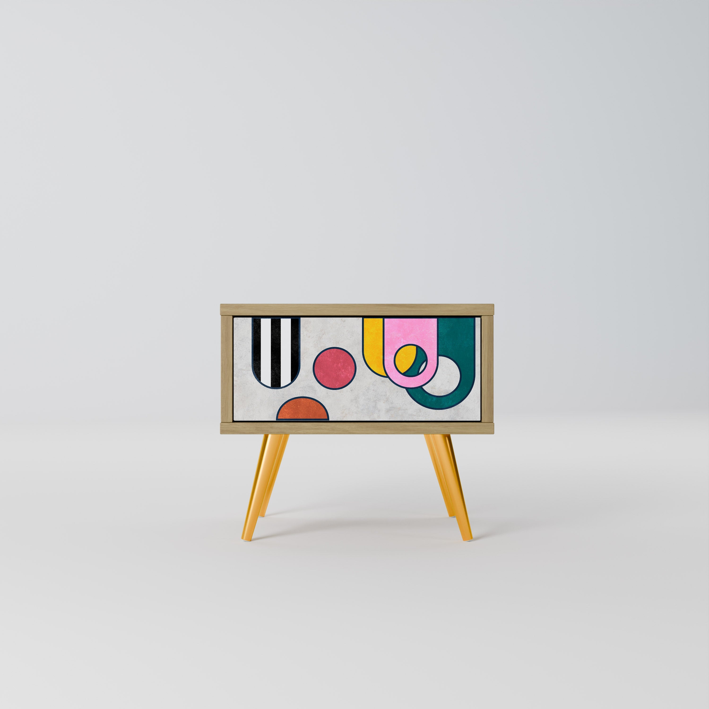 COOL STORY Nightstand in Oak Effect