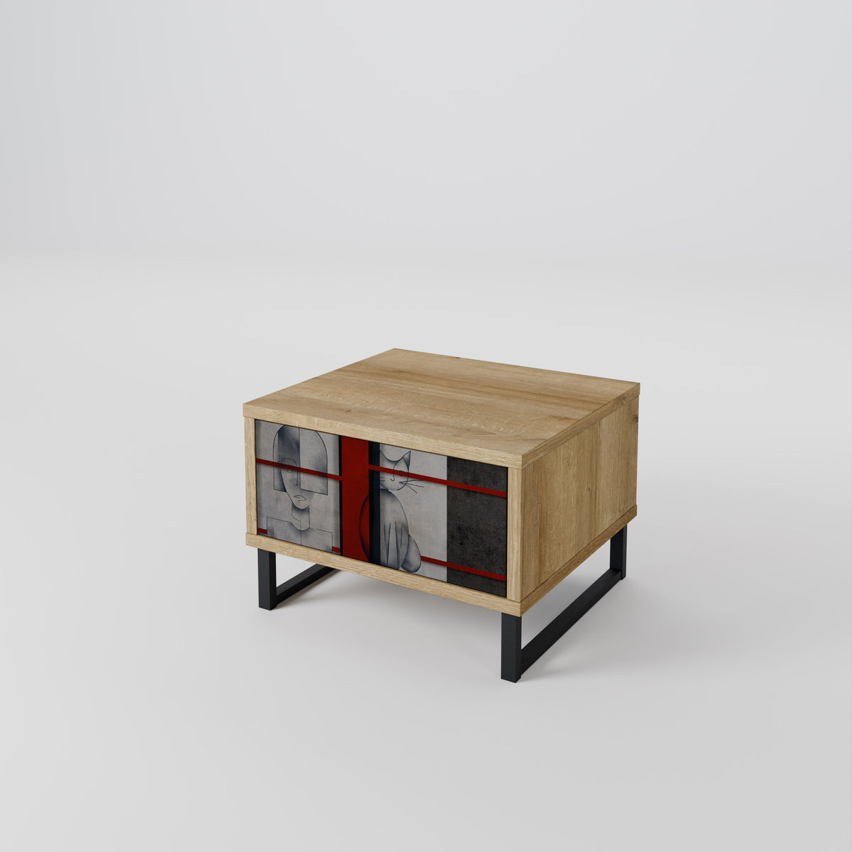 GRAY FIGURES Nightstand