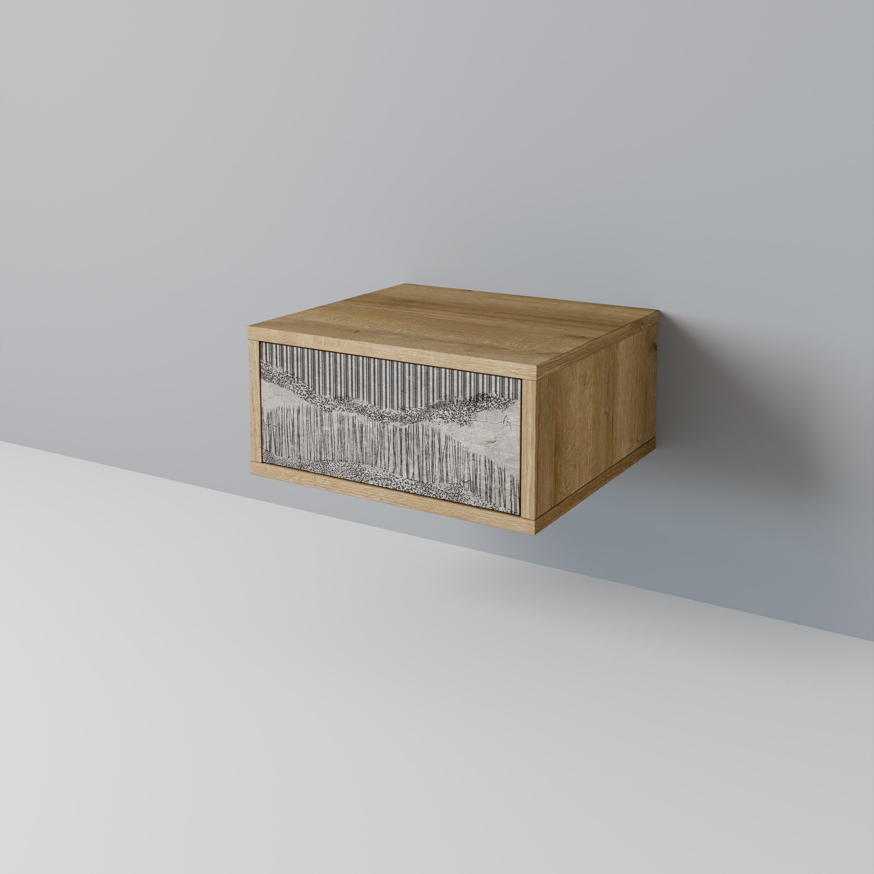 GRAIN LINES Nightstand