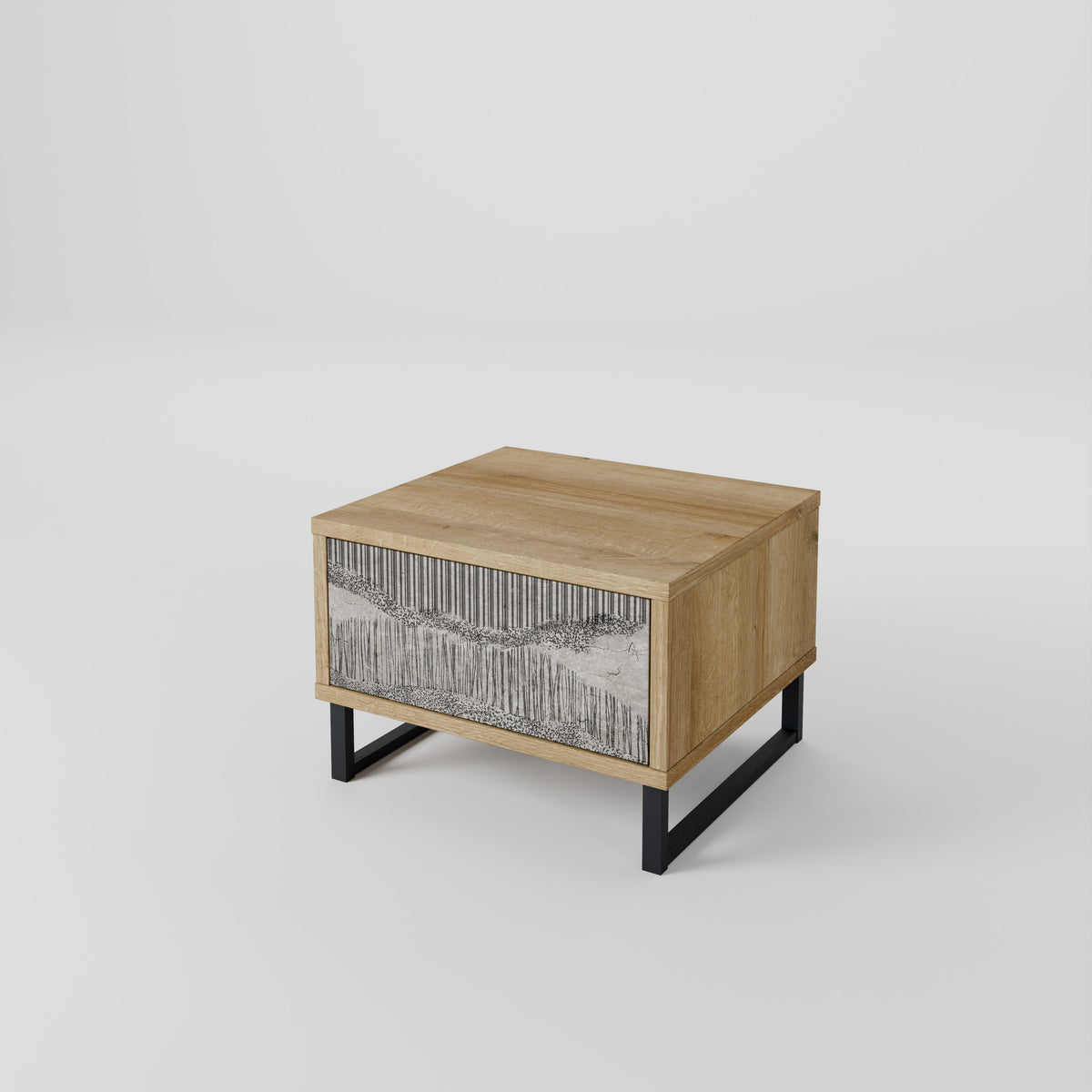 GRAIN LINES Nightstand
