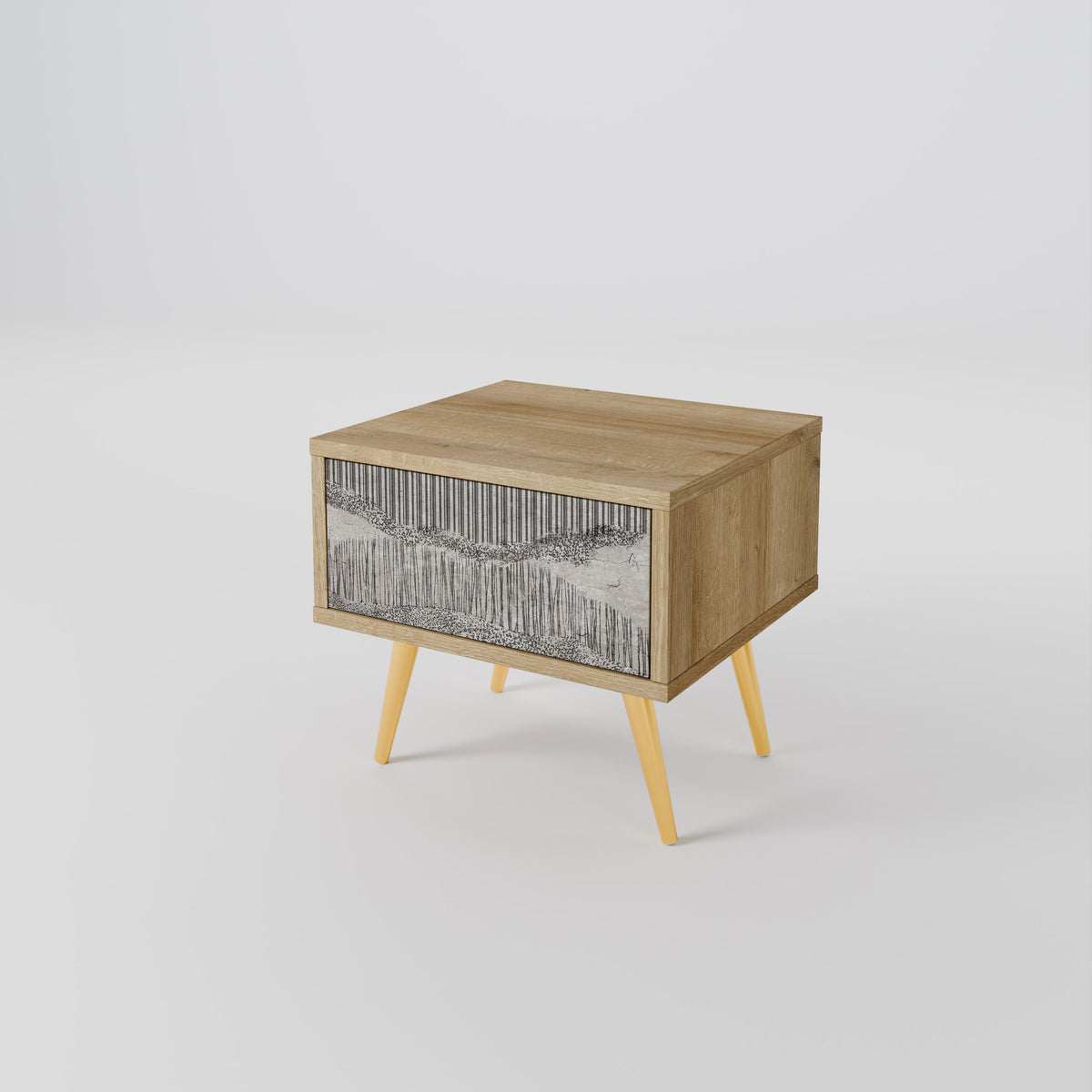 GRAIN LINES Nightstand