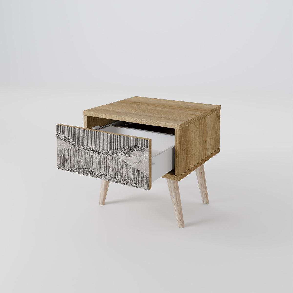 GRAIN LINES Nightstand