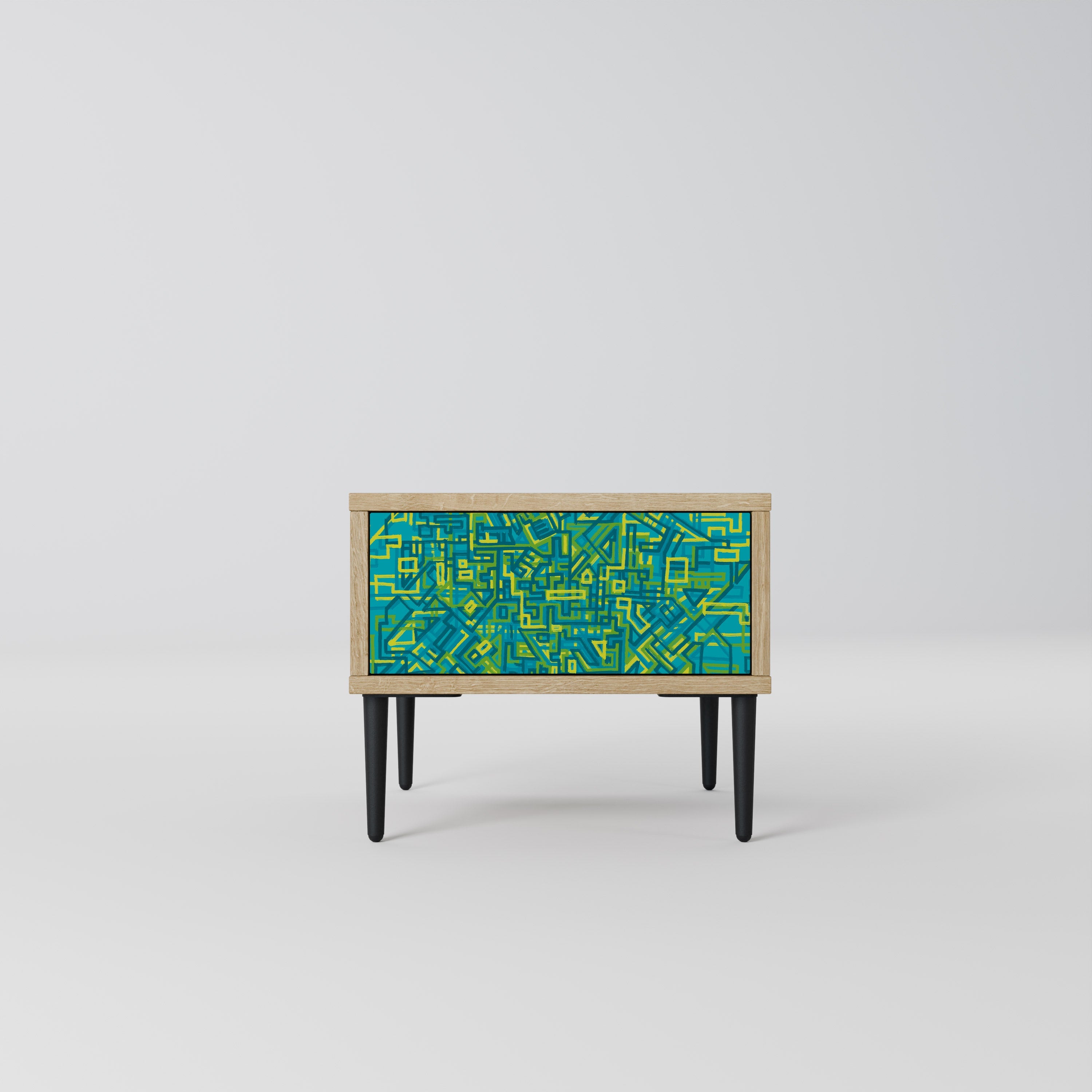 NOSTALGIC MEMORIES Nightstand in Oak Effect
