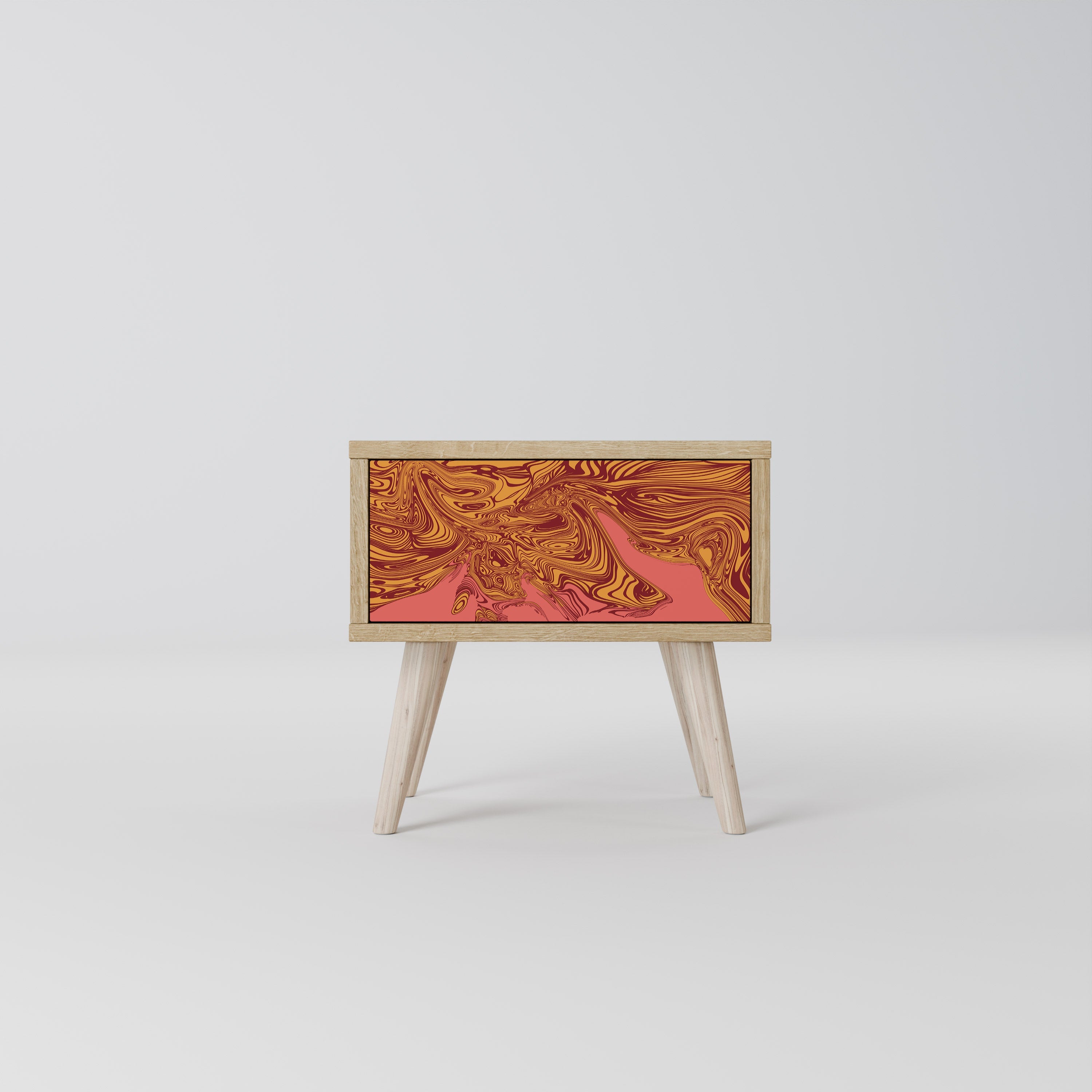 FLOATING THOUGHTS Nightstand in Oak Effect