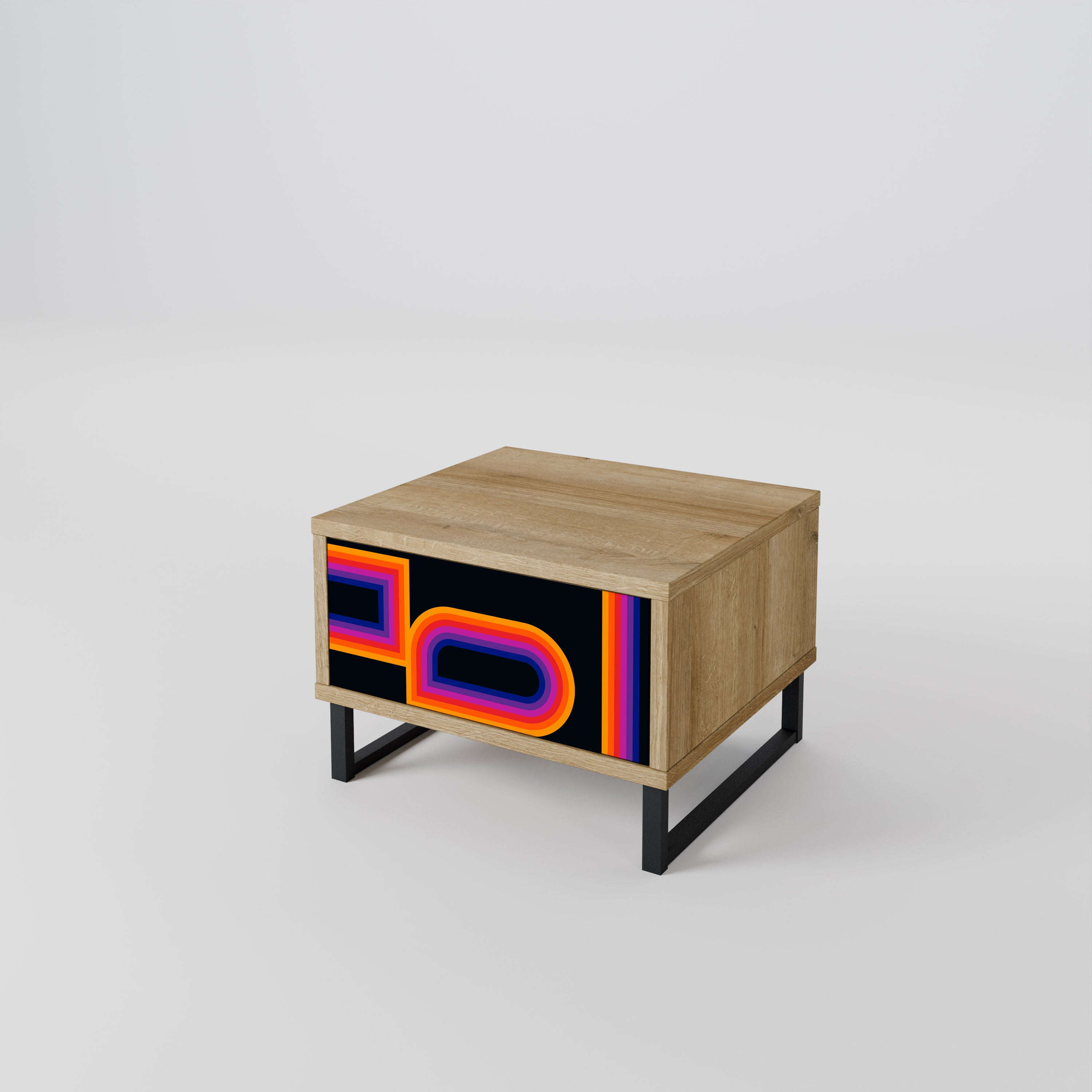 BLINDED BY THE LIGHTS Κομοδίνο με συρτάρι