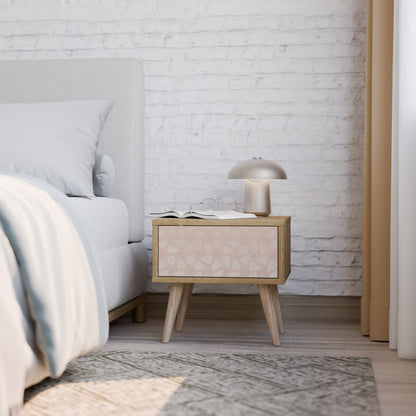 LEAVES ON BEIGE Nightstand