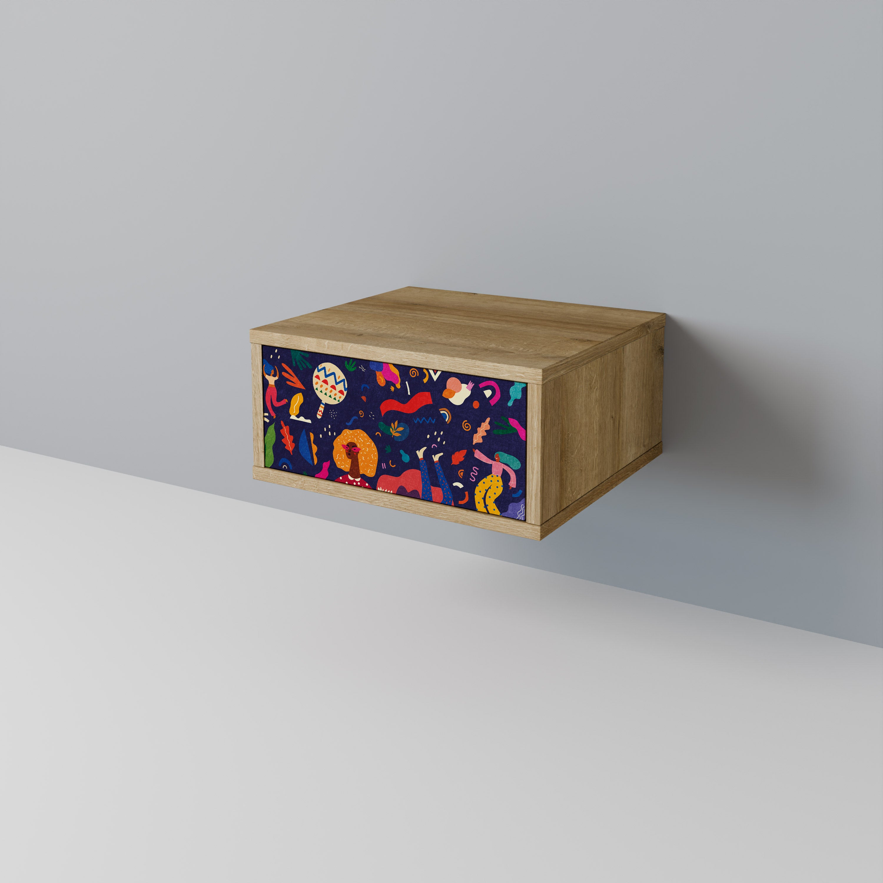 FESTIVE PLEASURES Κομοδίνο με συρτάρι