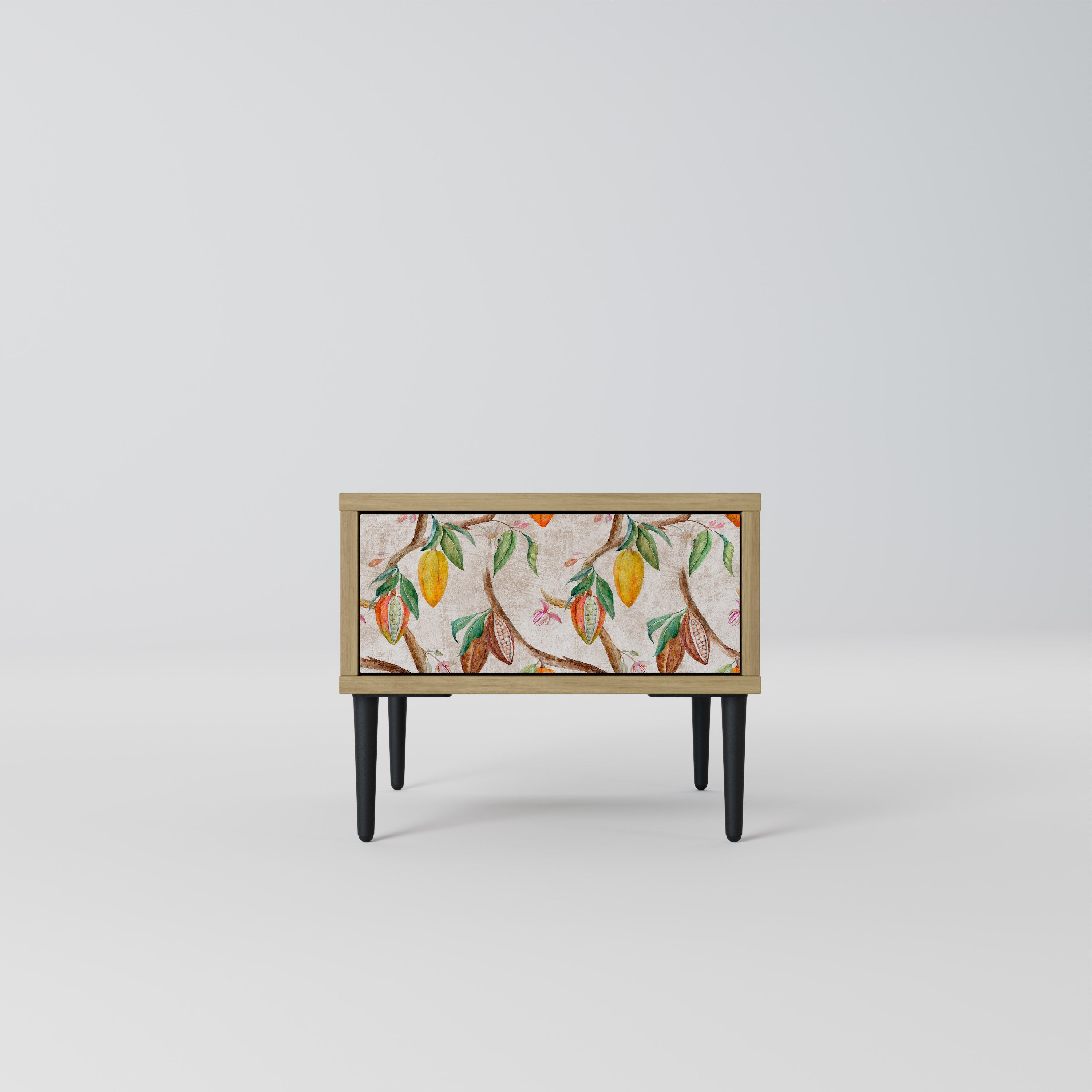 COCOA FRUITS Nightstand in Oak Effect