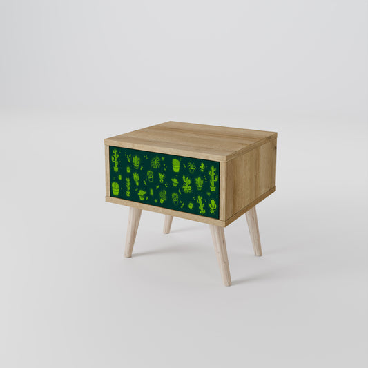 DESERT GREEN Κομοδίνο με συρτάρι