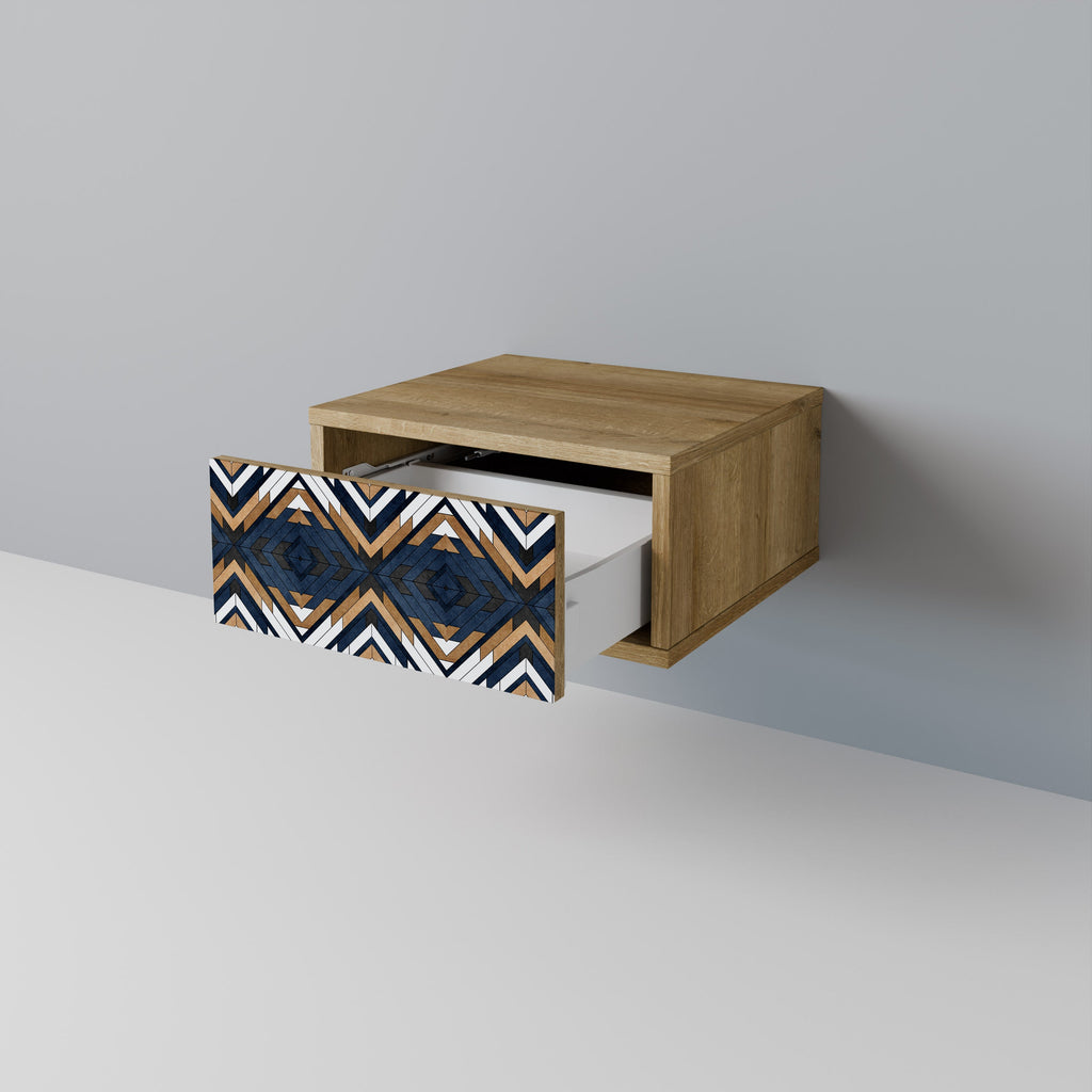 Κομοδίνο ARTFUL GEOMETRIA σε στιλ δρυός