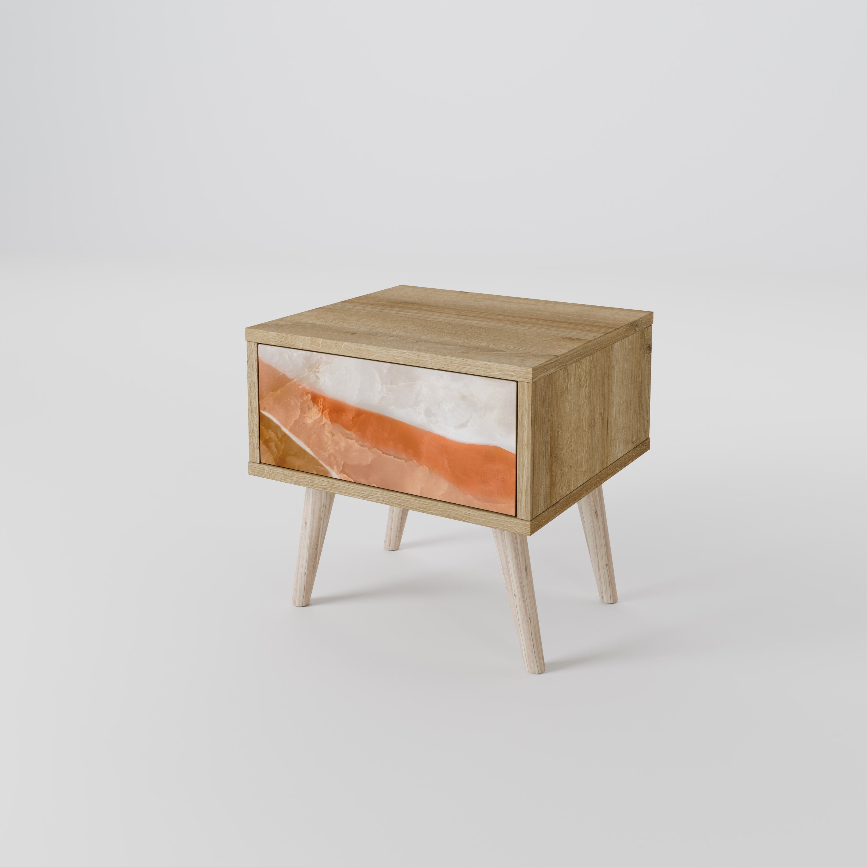 SANDHILLS SPLENDOUR Nightstand in Oak Effect