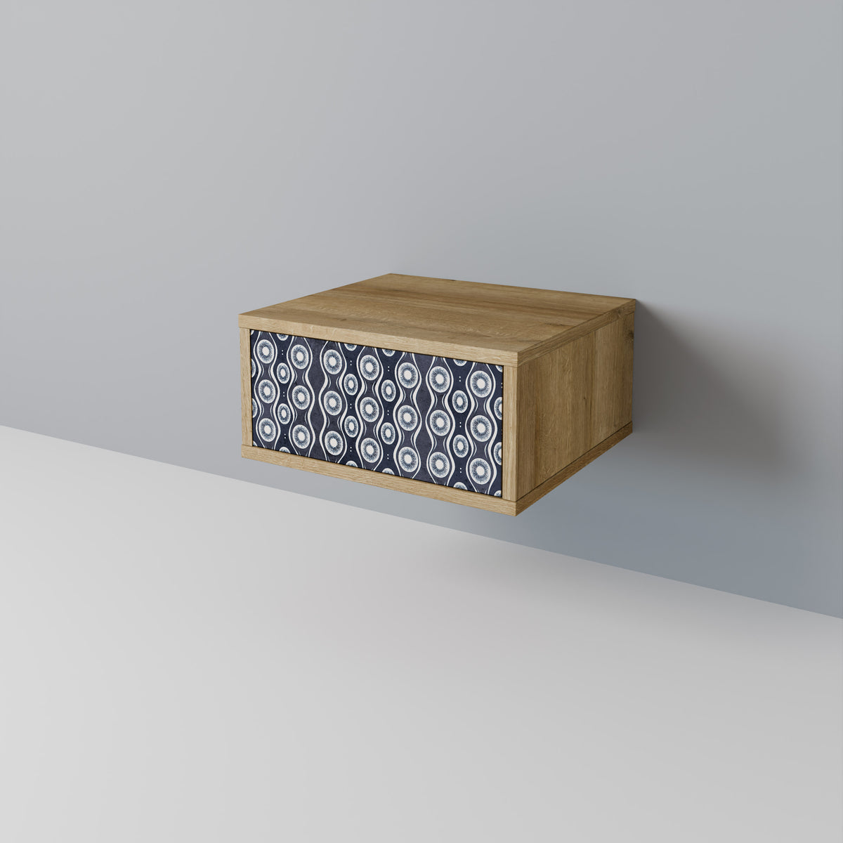 GRAPHITE EYES Κομοδίνο με συρτάρι