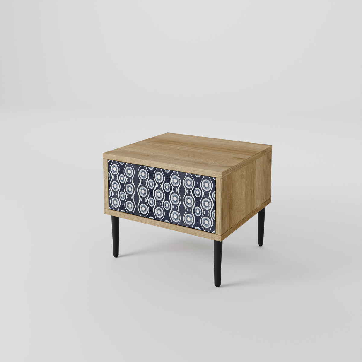 GRAPHITE EYES Κομοδίνο με συρτάρι