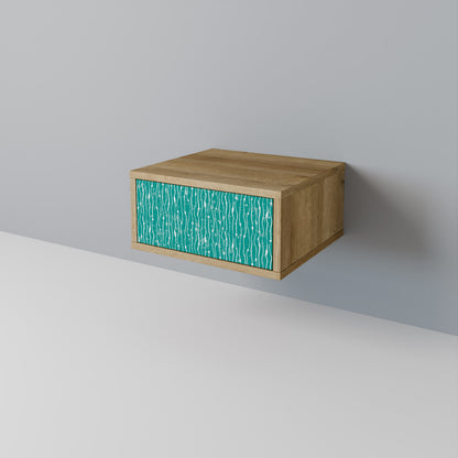 TURQUOISE RAIN Κομοδίνο με συρτάρι
