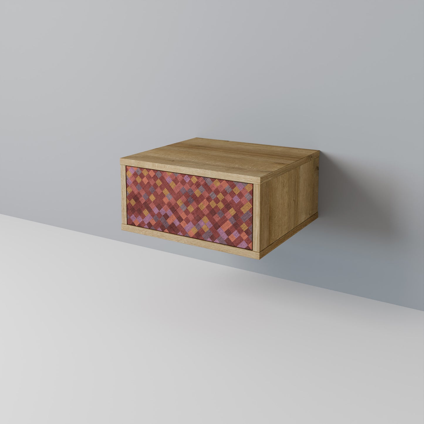 PAINTED SQUARES Κομοδίνο με συρτάρι