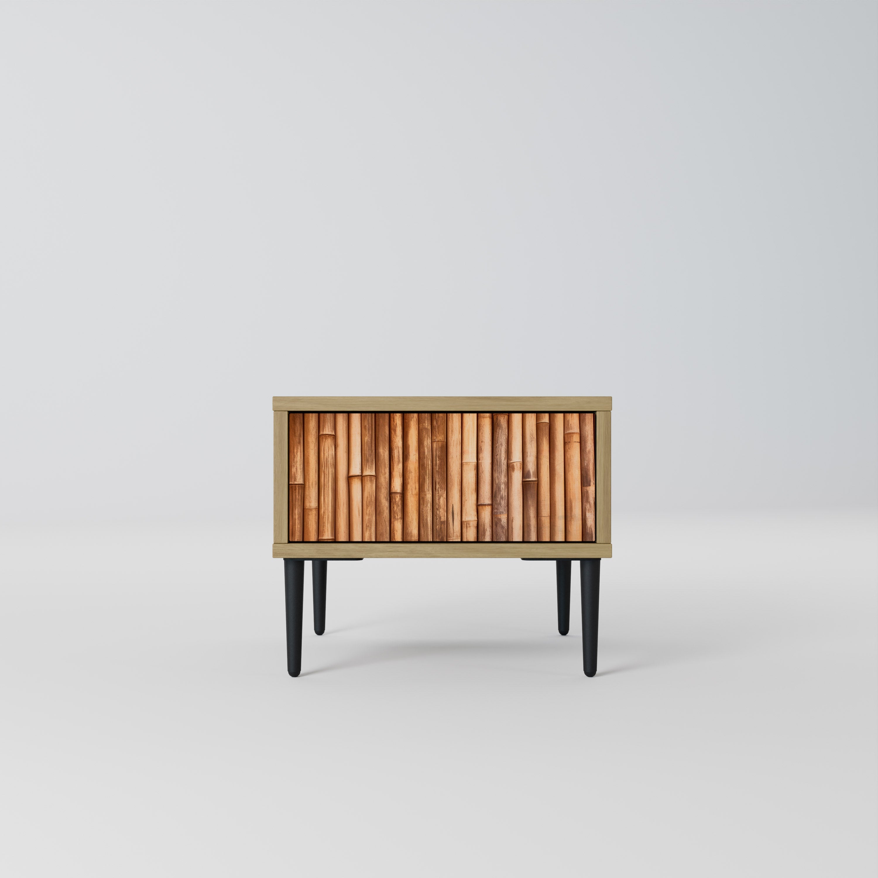 NATURAL WOOD Nightstand in Oak Effect